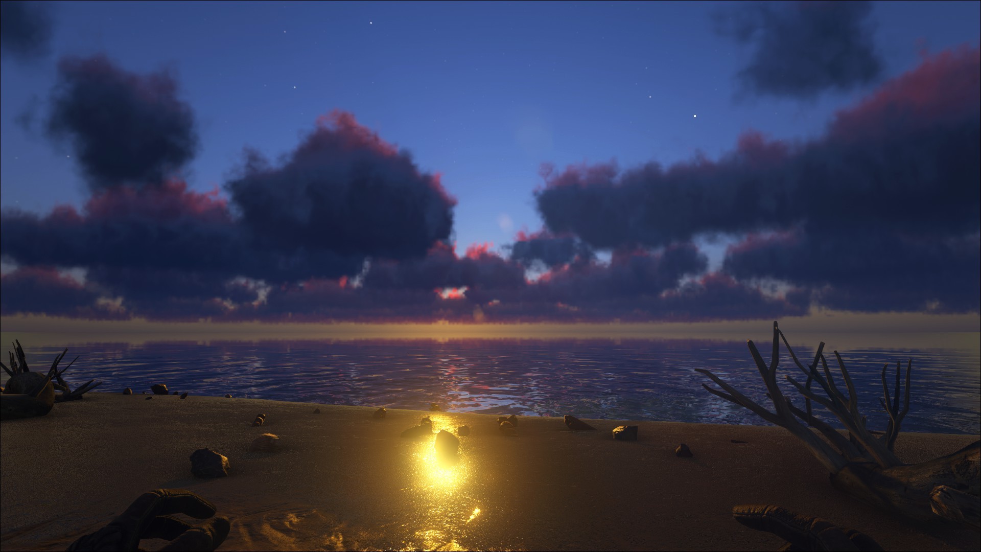 Desktop Wallpaper Beach Sunset From Ark: Survival Evolved Video Game, Hd  Image, Picture, Background, Bwaj1j