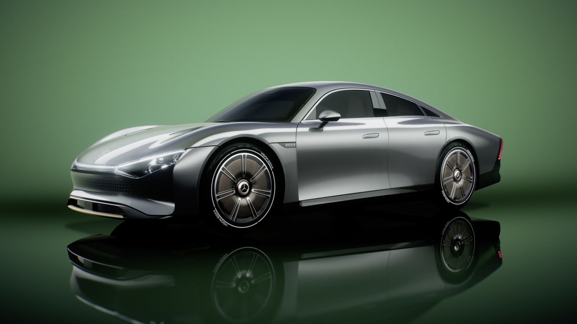 Wallpaper Luxury future car, Mercedes-Benz VISION EQXX