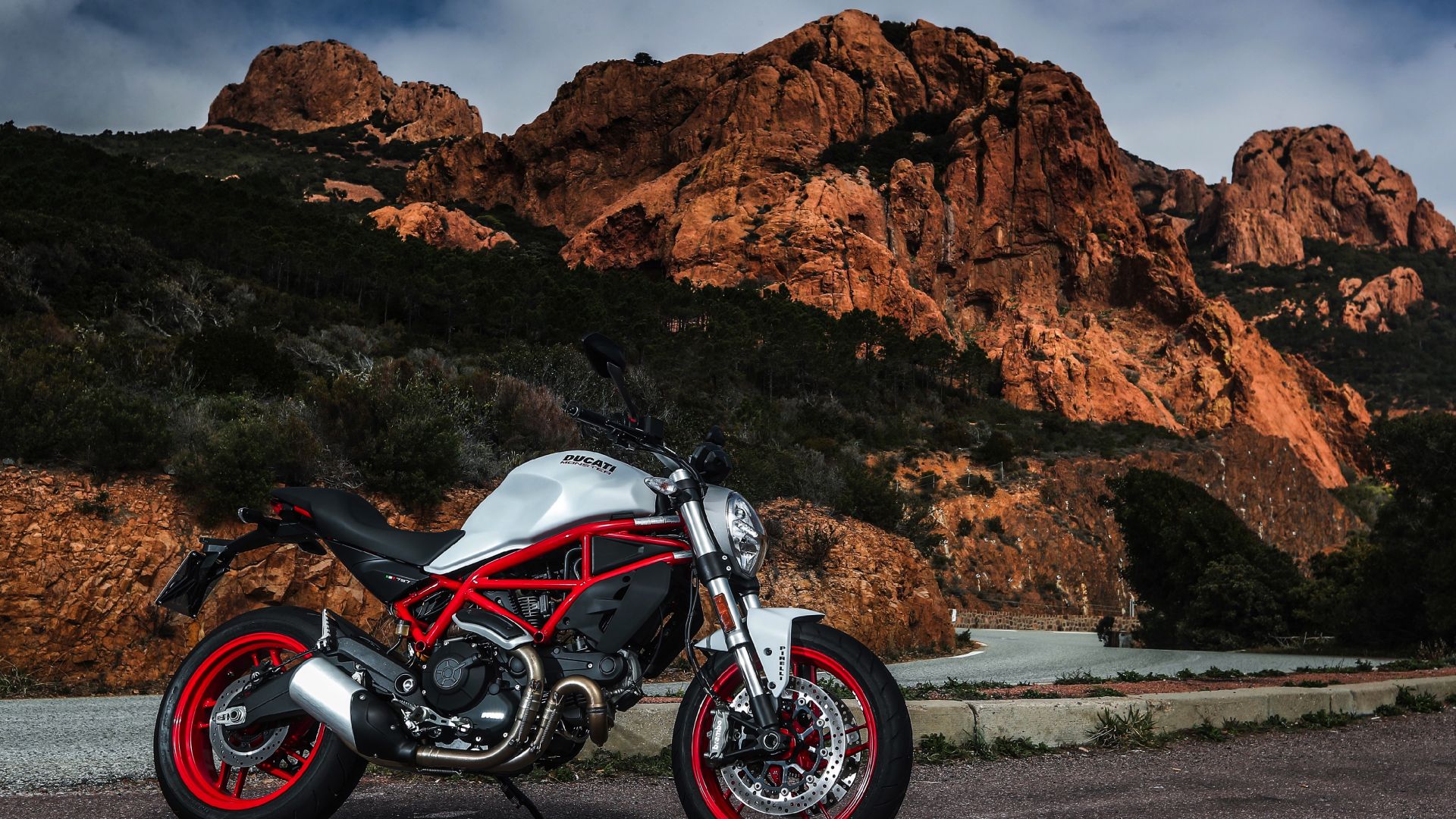 Wallpaper Ducati Monster, sports, bike