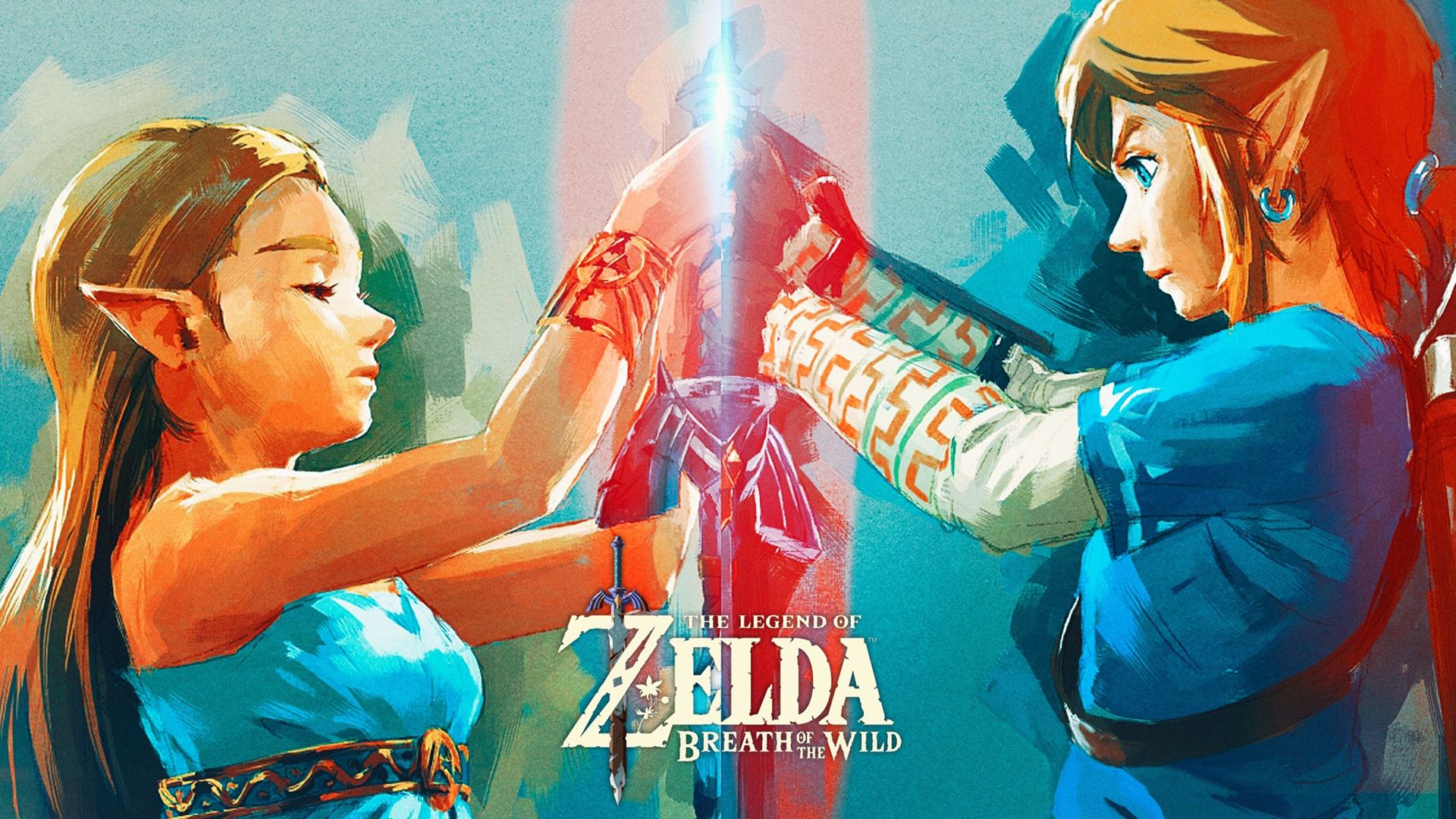 Wallpaper The Legend of Zelda: Breath of the Wild video game, zelda