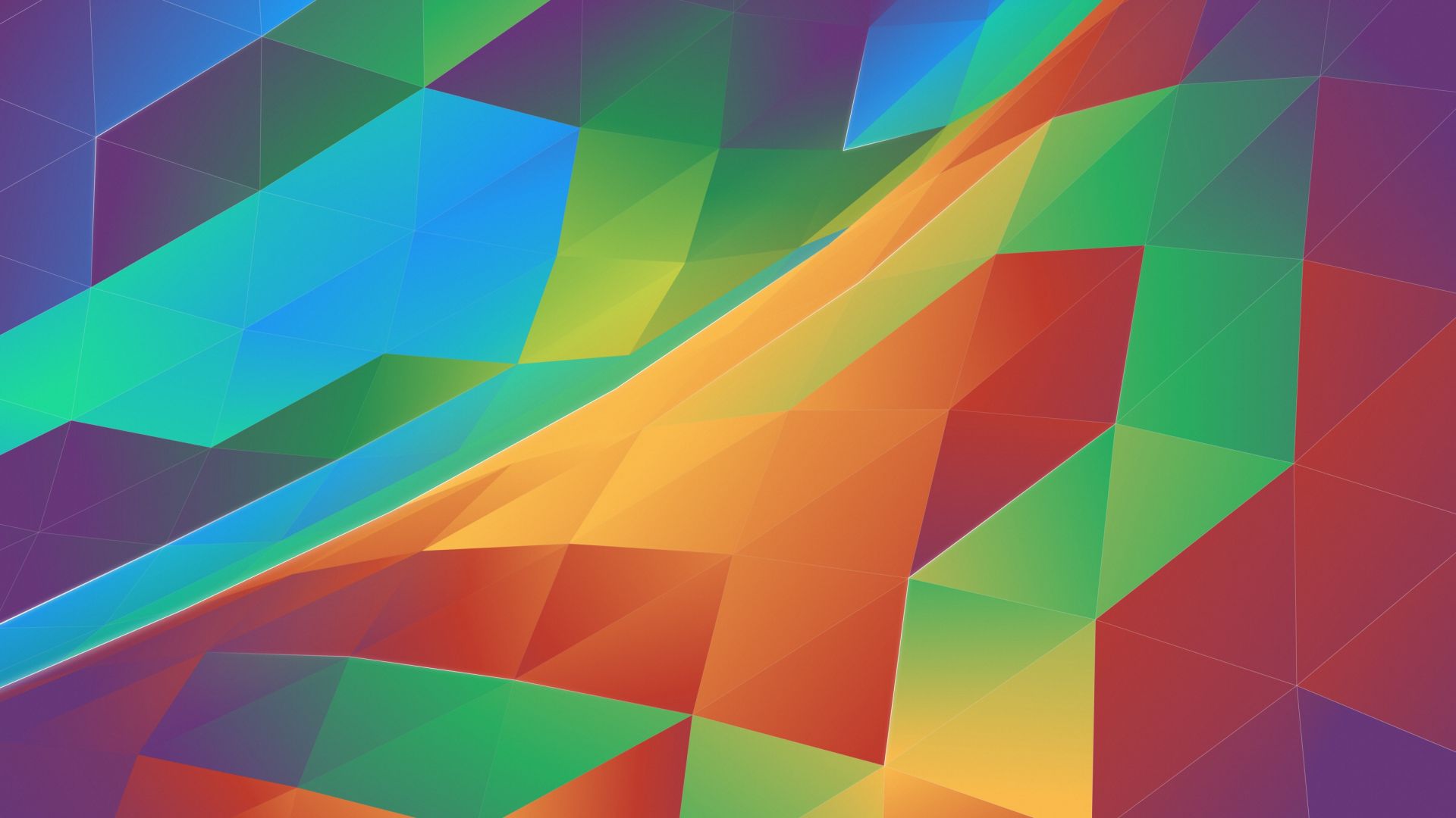 Wallpaper Abstract, colorful, pattern, traingles