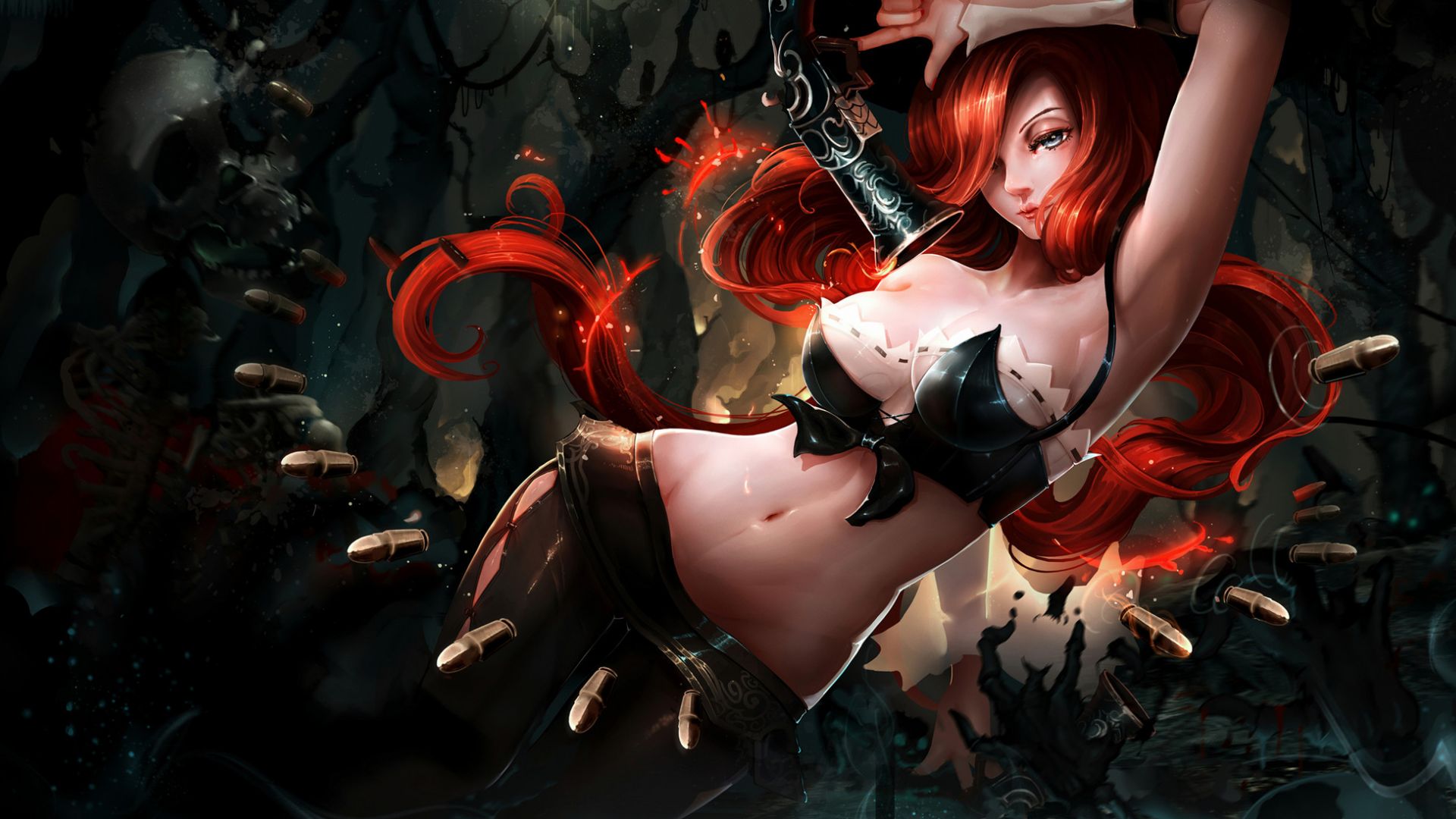 Wallpaper Hot, Miss fortune, League of legends, online game