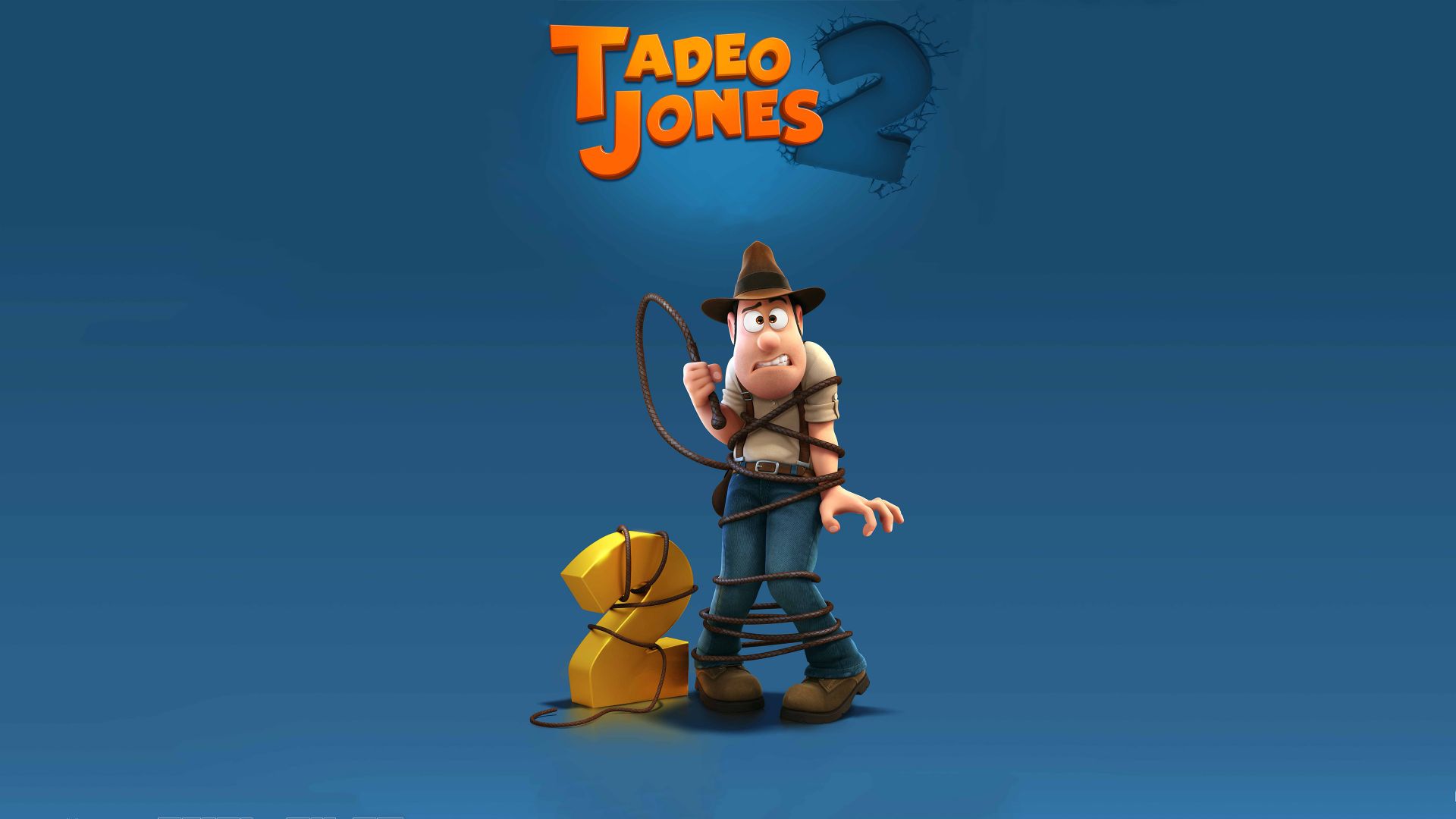 Wallpaper Tad Jones: The Hero Returns, animated movie, minimal