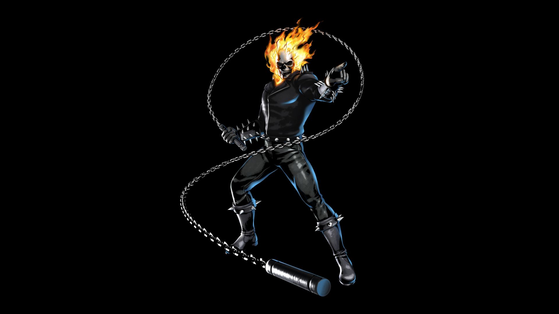 Desktop Wallpaper Ghost Rider, Marvel Comics, Minimal, 4k, Hd Image,  Picture, Background, C88003