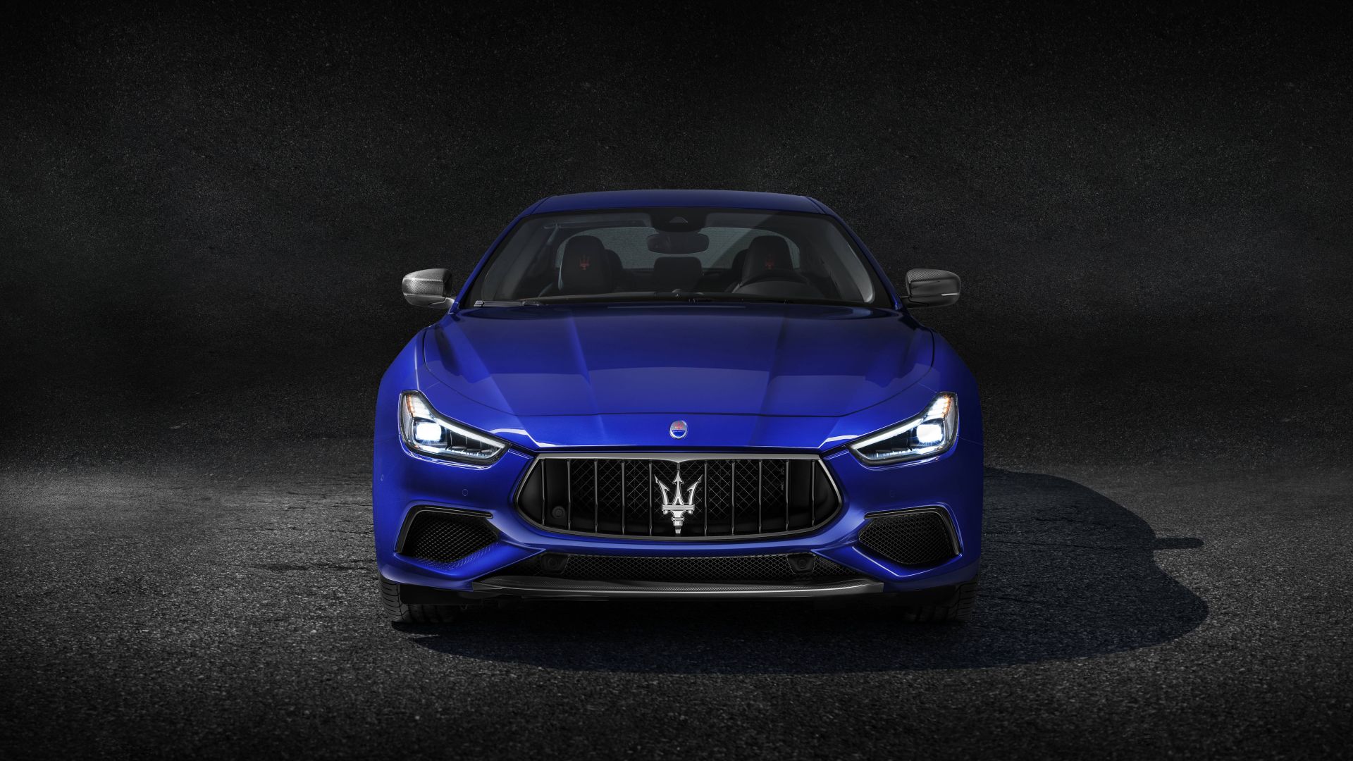 Wallpaper 2018 Maserati Ghibli GranSport, blue car, 4k