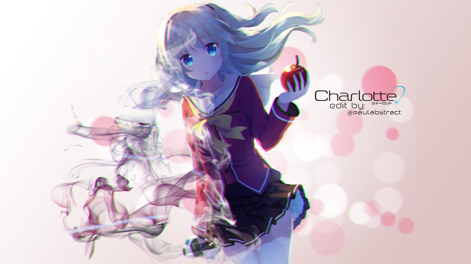 Wallpaper Nao Tomori, Charlotte, anime girl
