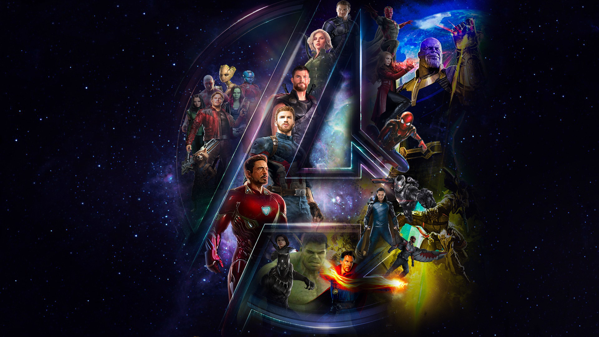 Wallpaper Avengers: infinty war, poster, 2018