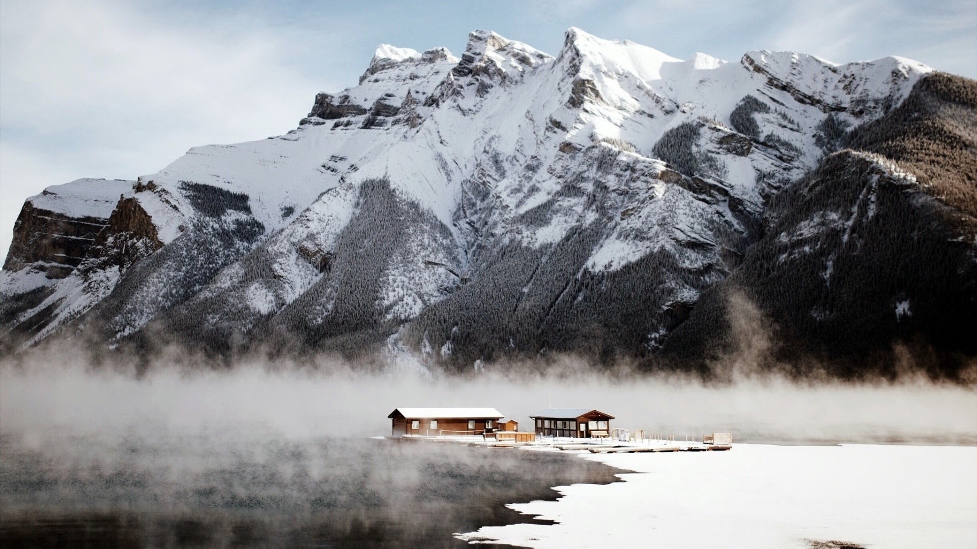 Wallpaper Canada's snow mountains