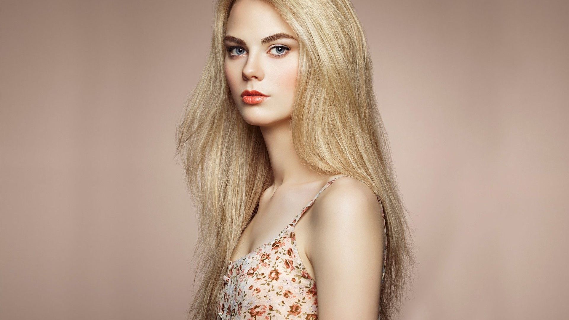Wallpaper Beautiful and cute, blonde, model