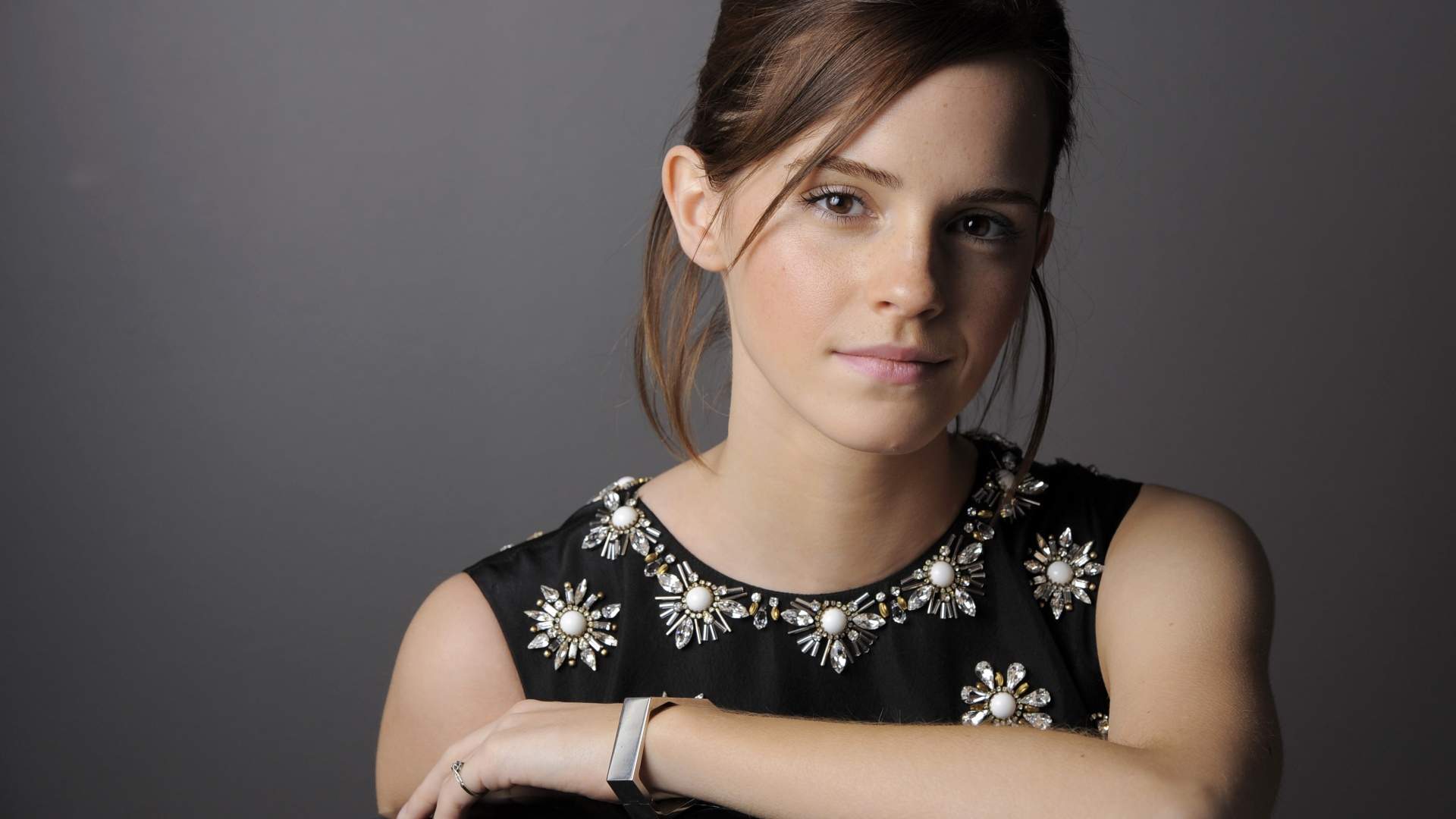 Wallpaper Cute Emma Watson English actress