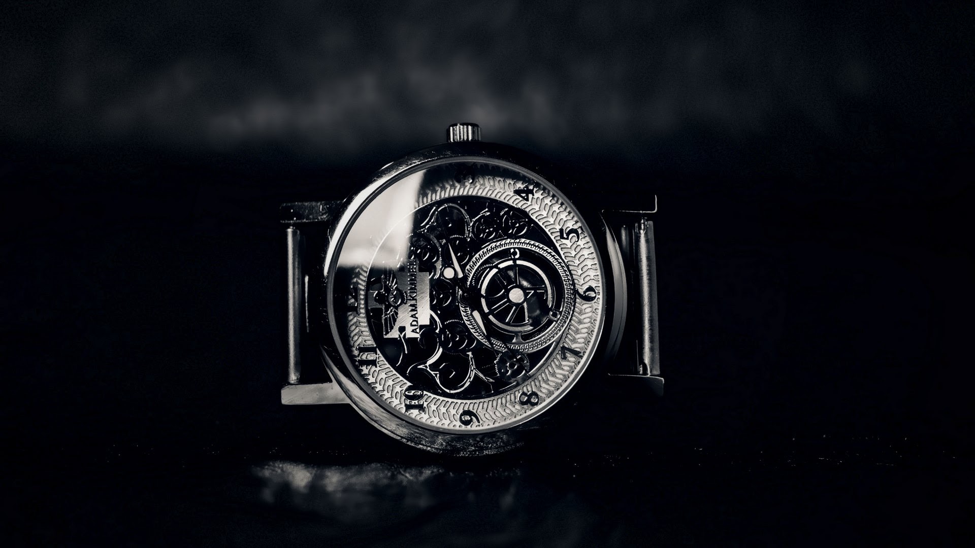 Wallpaper Luxury watch monochrome