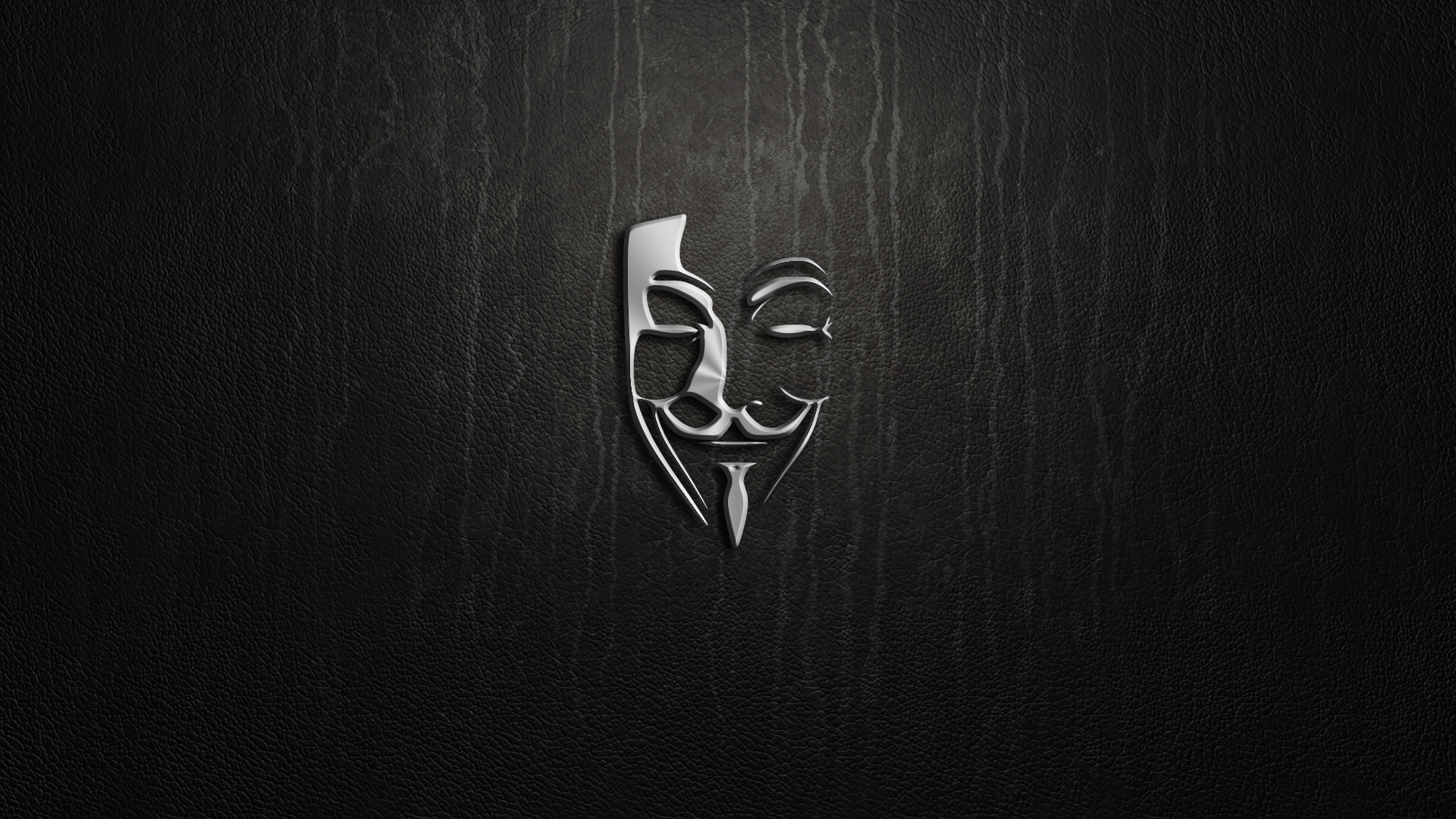Wallpaper Minimal artwork of hacker mask