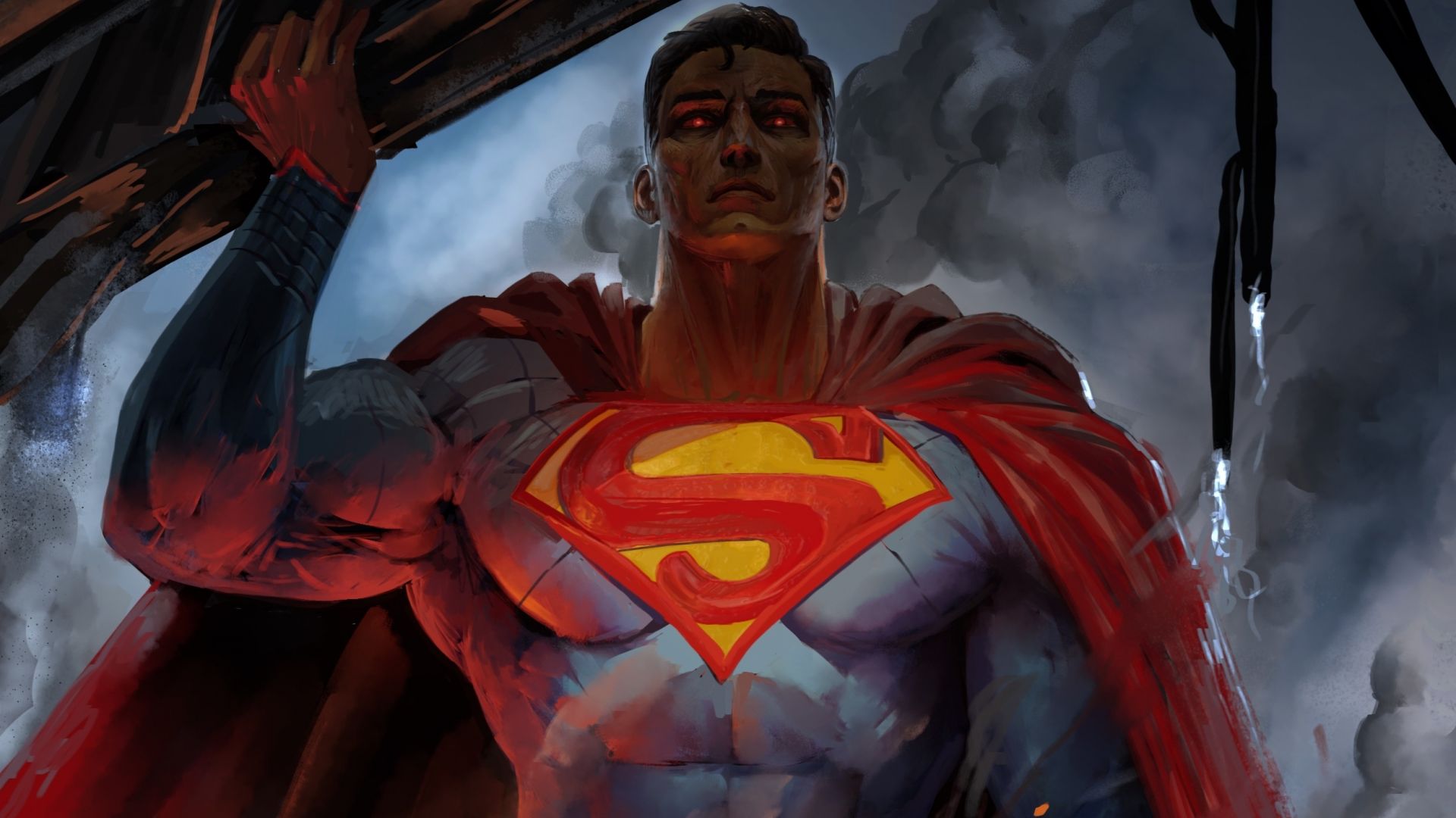 Wallpaper DC superhero, artwork, superman, 2020