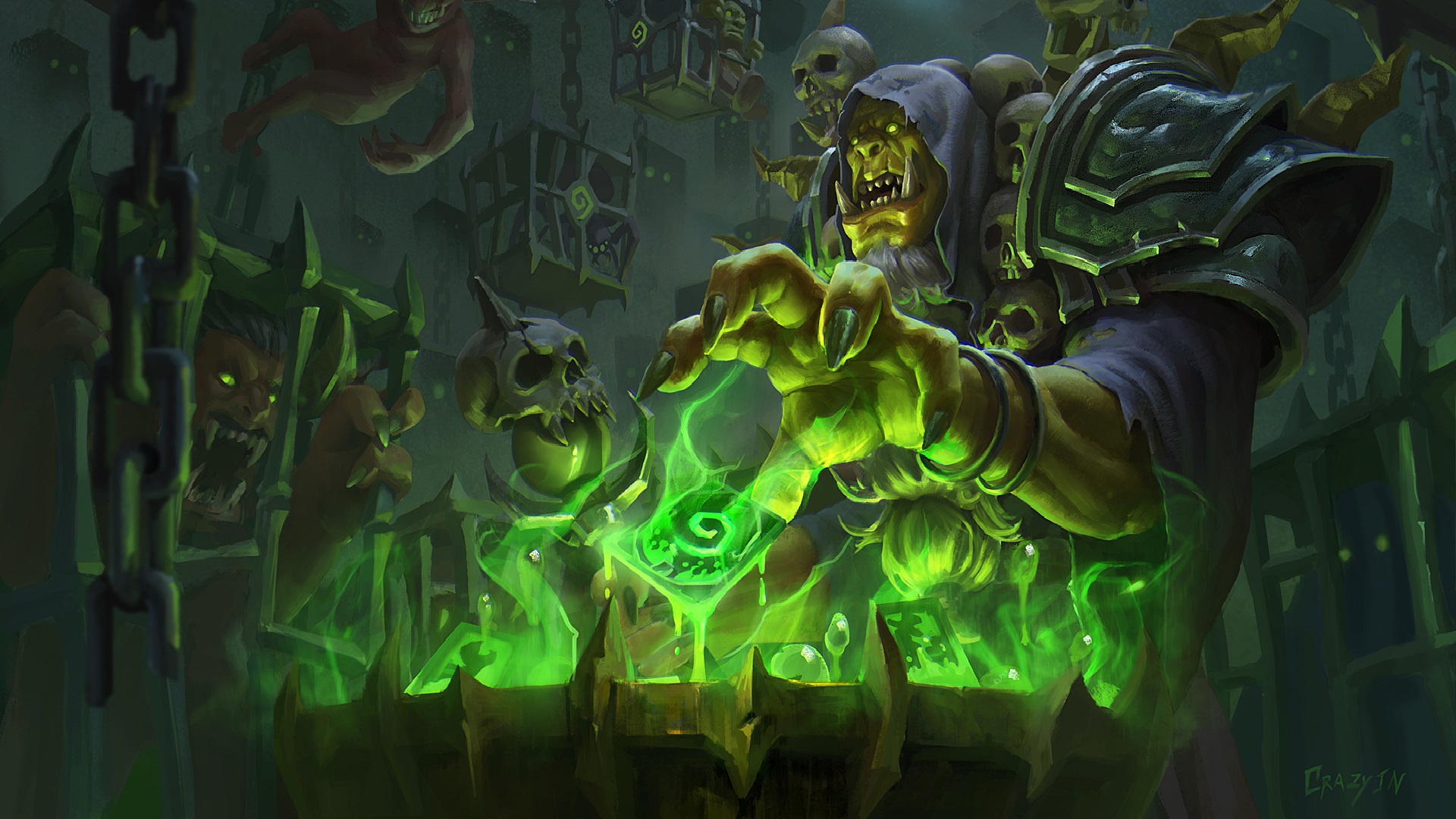 Wallpaper Hearthstone: Heroes of Warcraft, magician