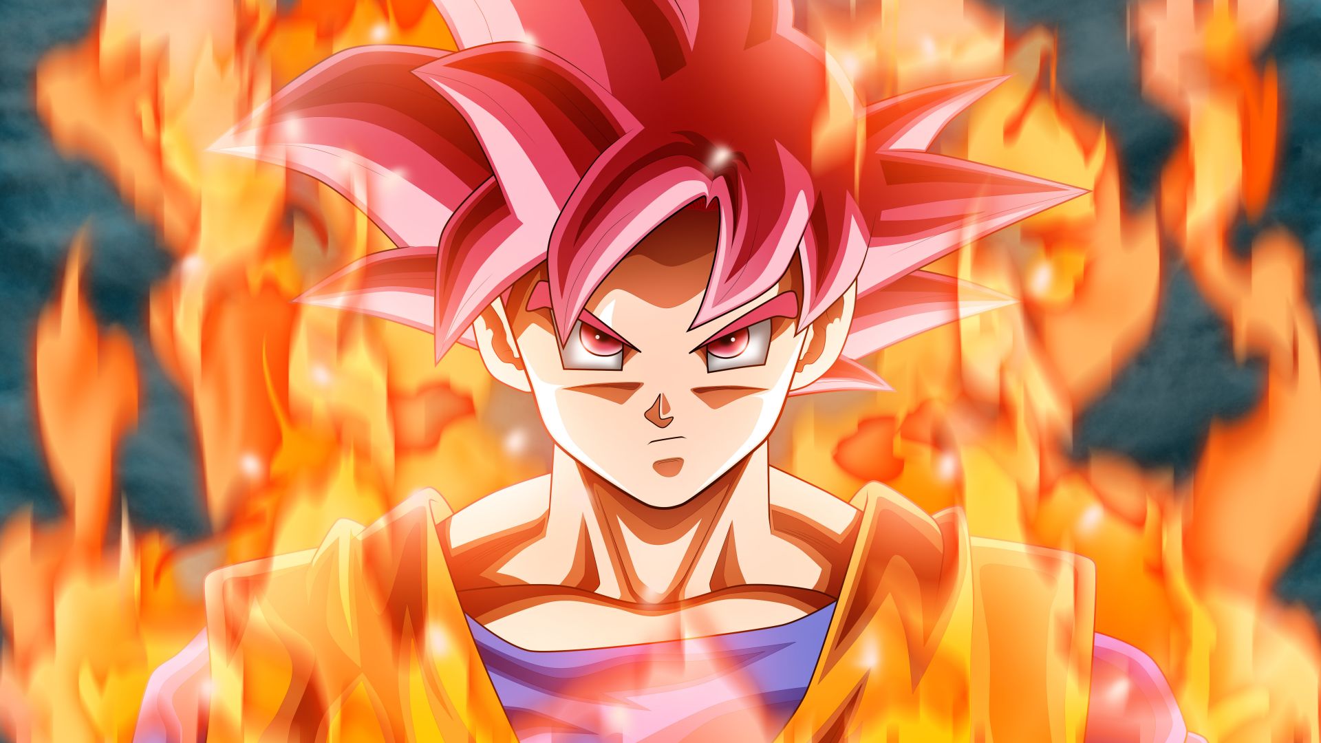 Desktop Wallpaper 8k Goku Dragon Ball Super Fire Hd Image Picture Background D11fda