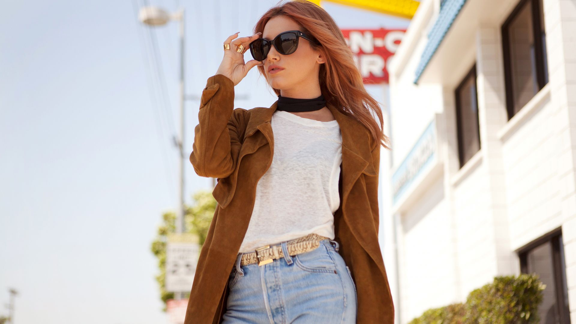 Wallpaper Actress, Ashley Tisdale, sunglasses