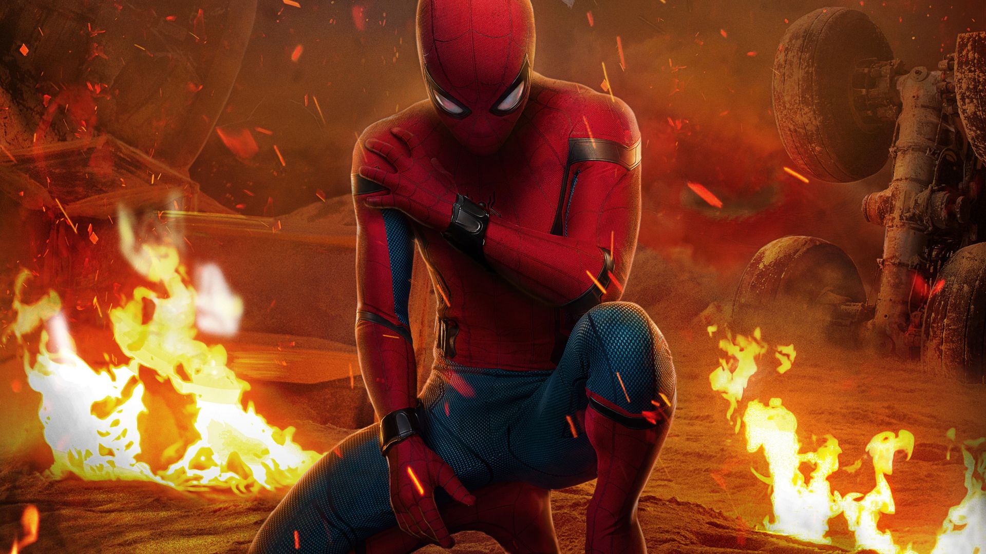 Wallpaper Spider Man: Homecoming, movie, poster