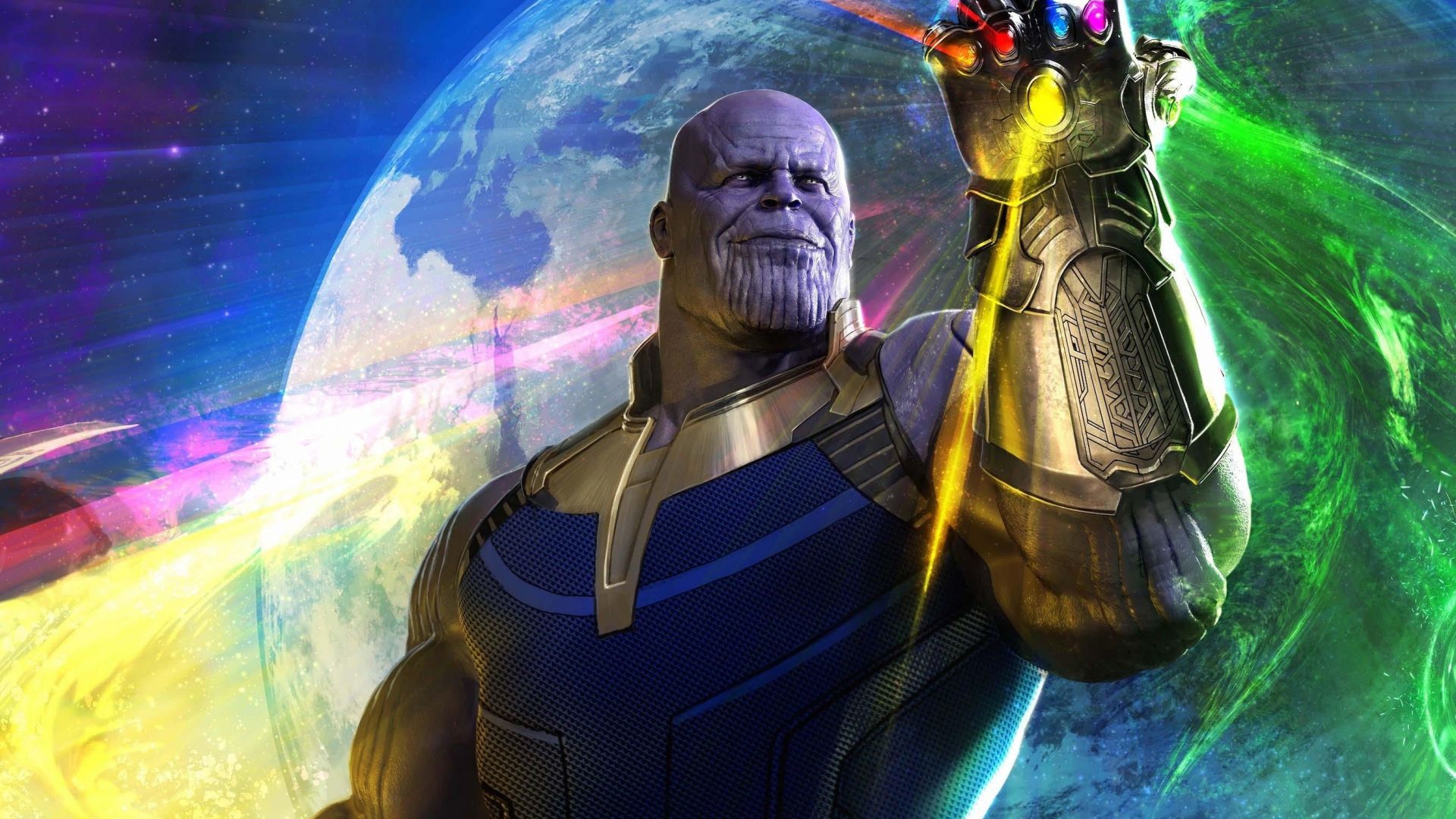 Wallpaper Avengers: infinity war, villain, Thanos