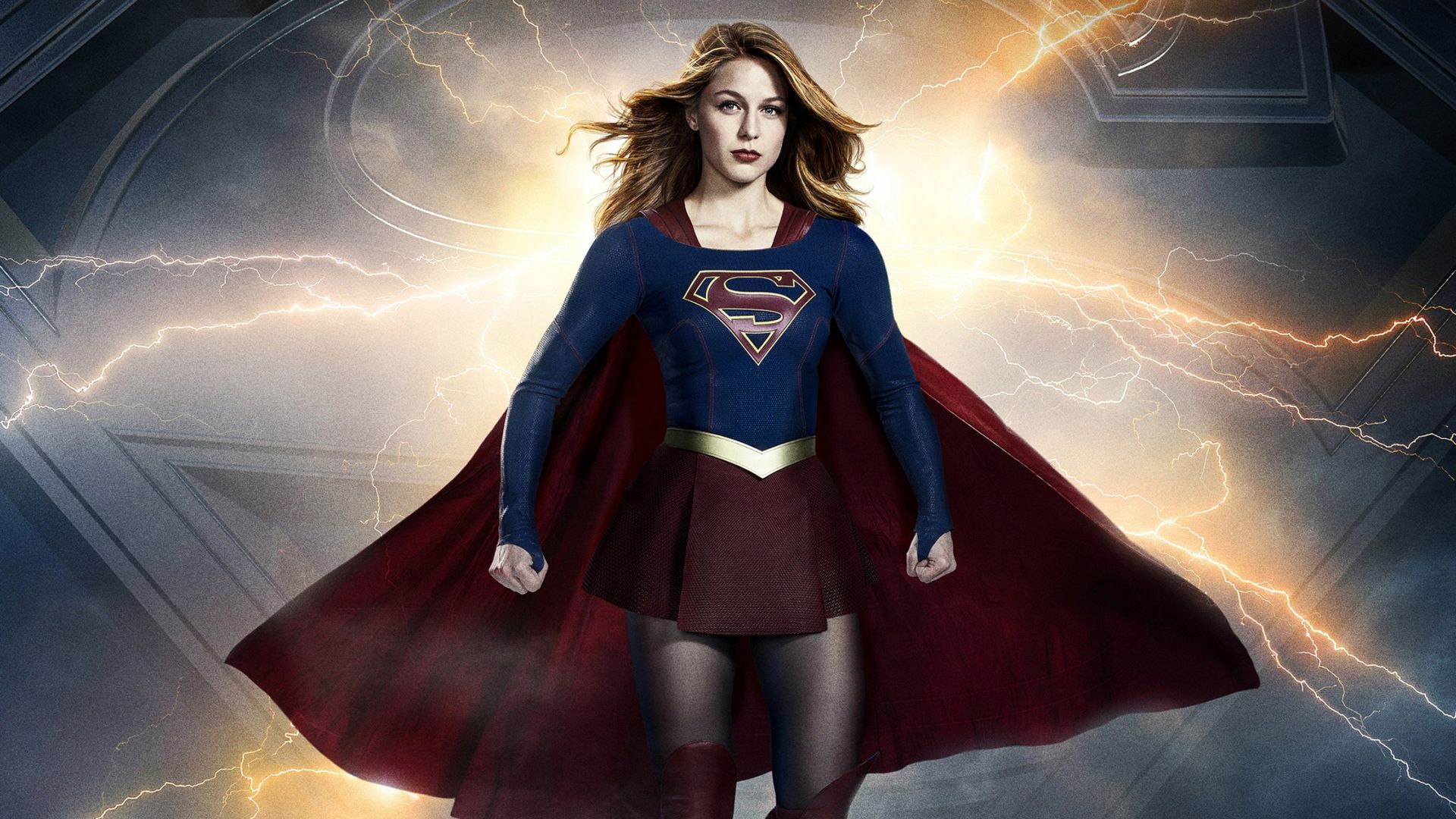 Wallpaper Supergirl, tv series, season 3, poster