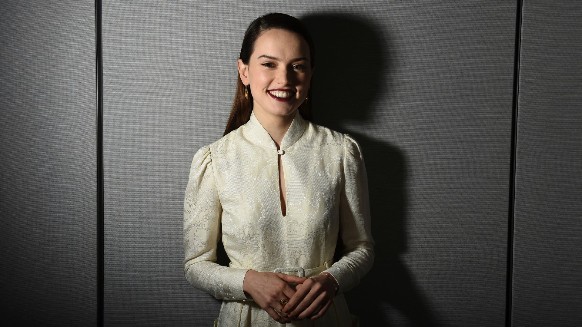 Wallpaper Daisy ridley, star wars, ap exclusive, smile, 4k