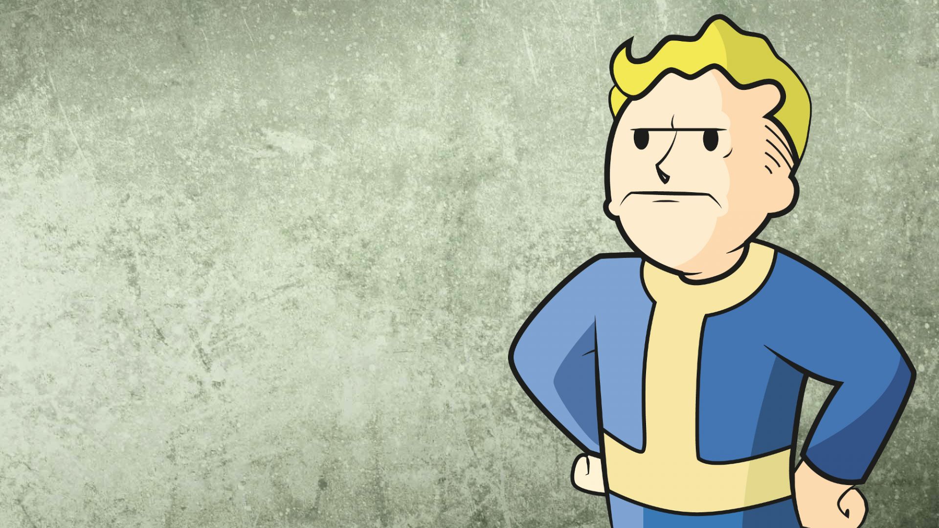 Wallpaper Fallout, angry, vault boy, video game