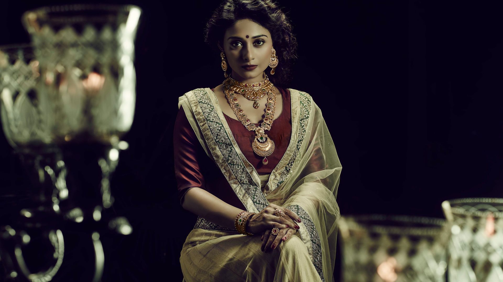 Wallpaper Mahi Gill, Indian actress, photoshoot