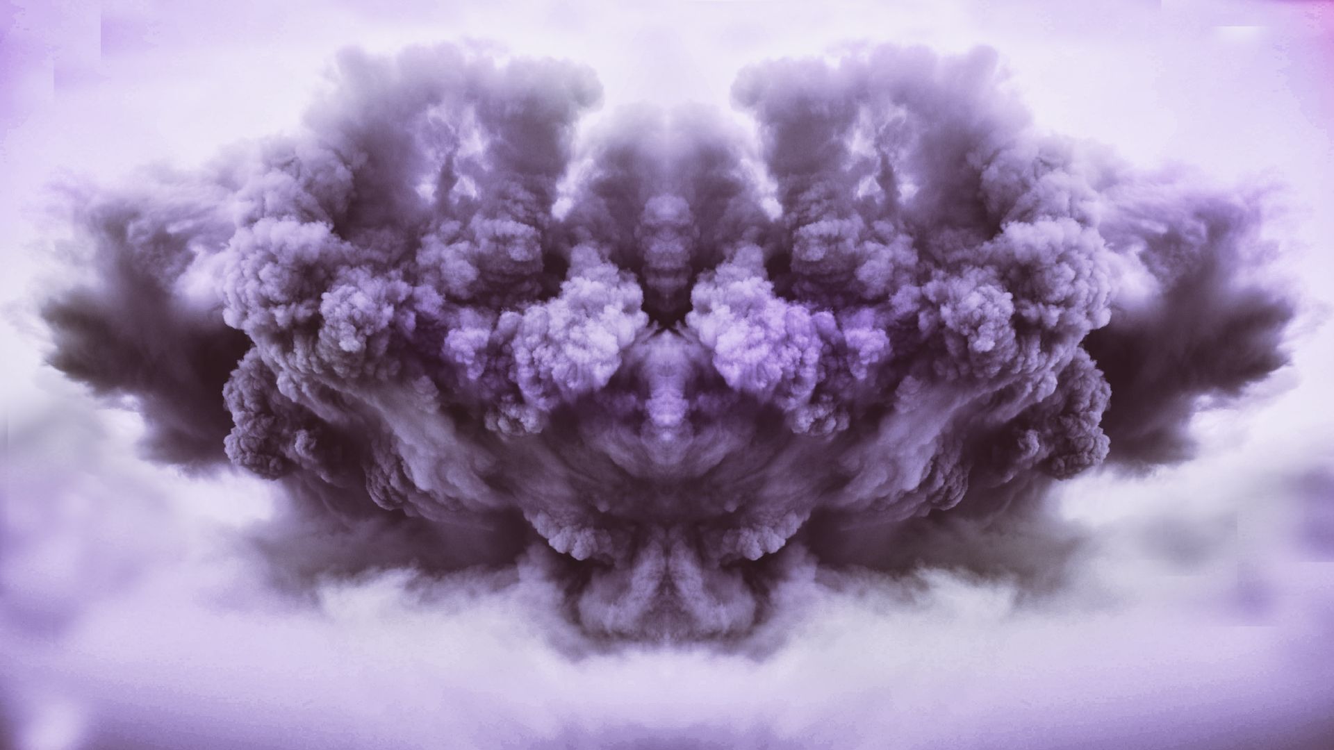 Wallpaper Abstract, purple, clouds, 4k