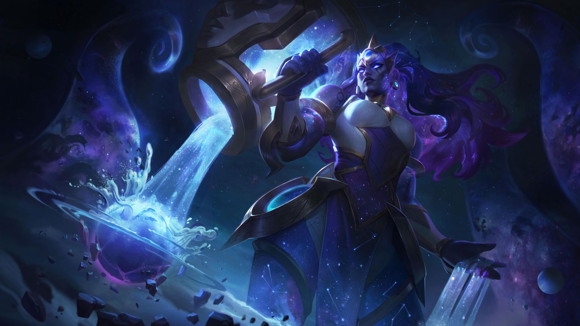 Wallpaper Riot game, girl character, League of Legends