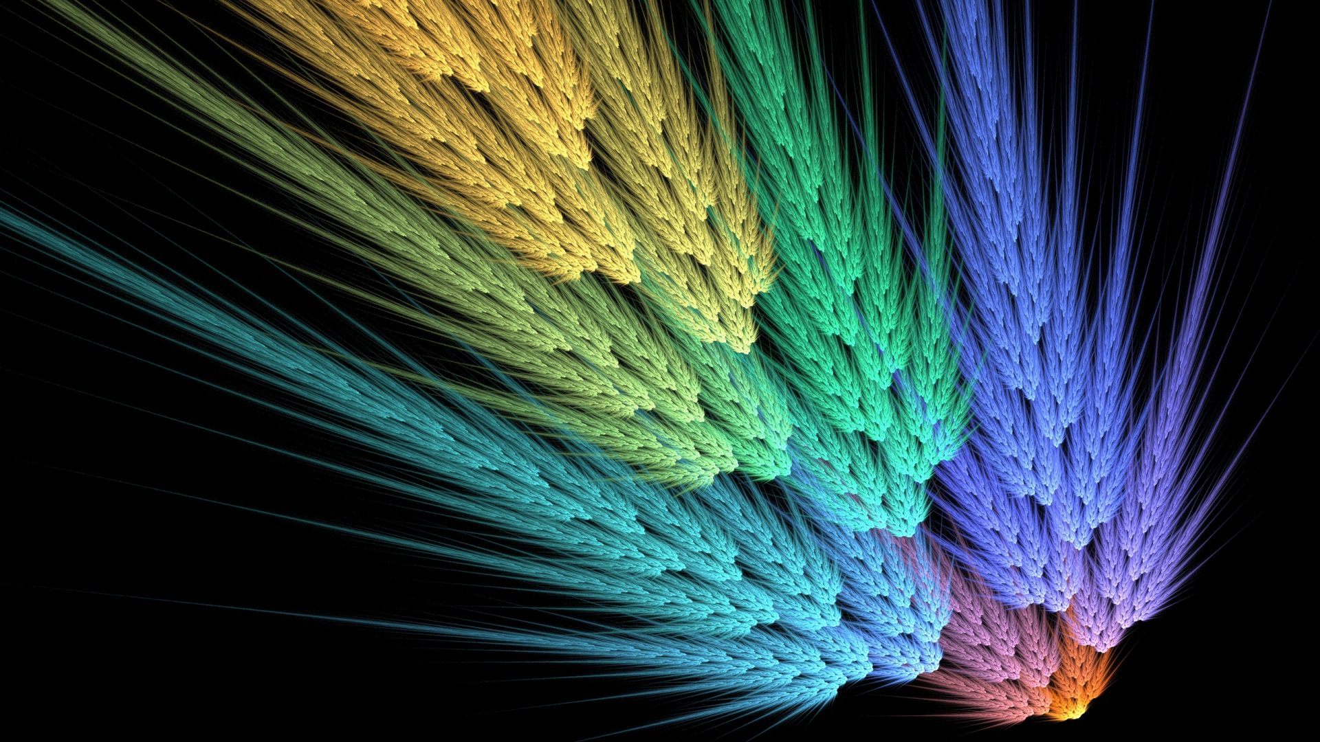 Wallpaper Multicolor fractals