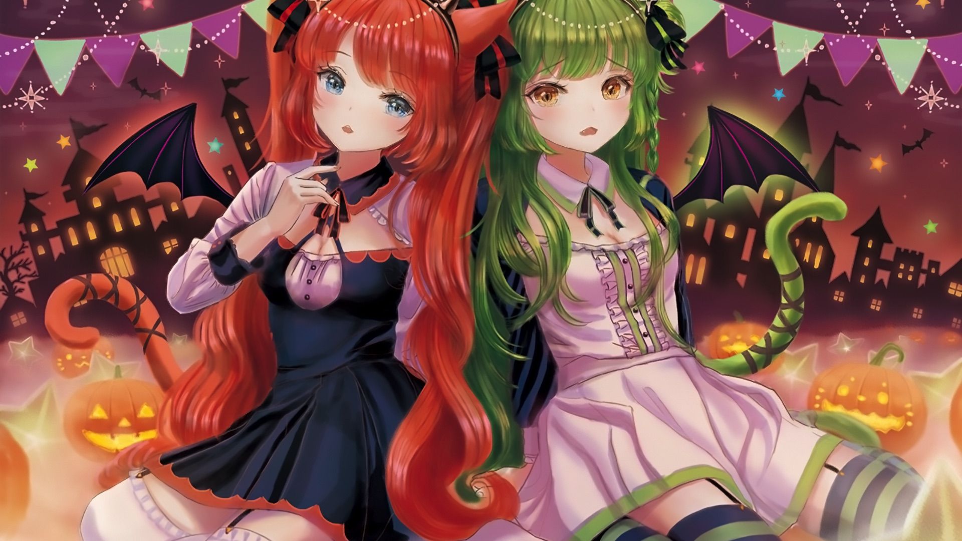 Halloween Witch Anime Girl
