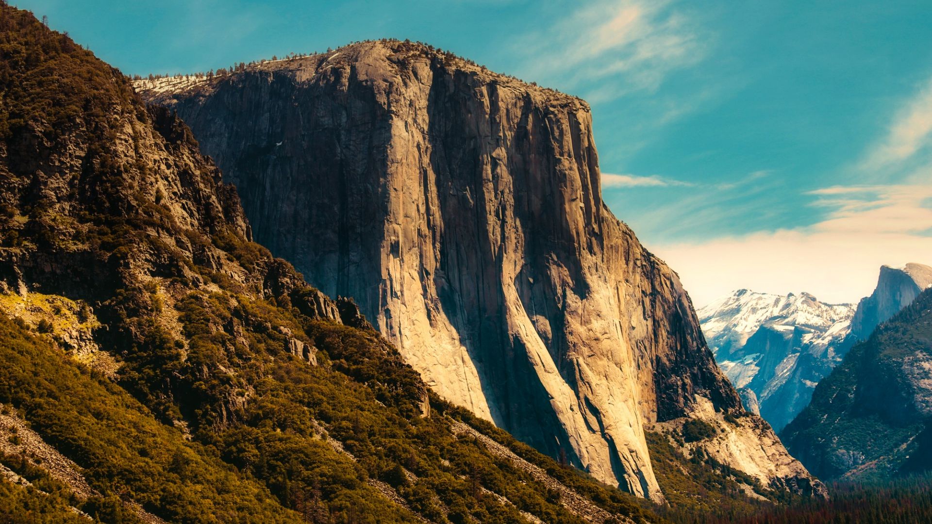 Wallpaper Yosemite national park, valley, cliff, nature