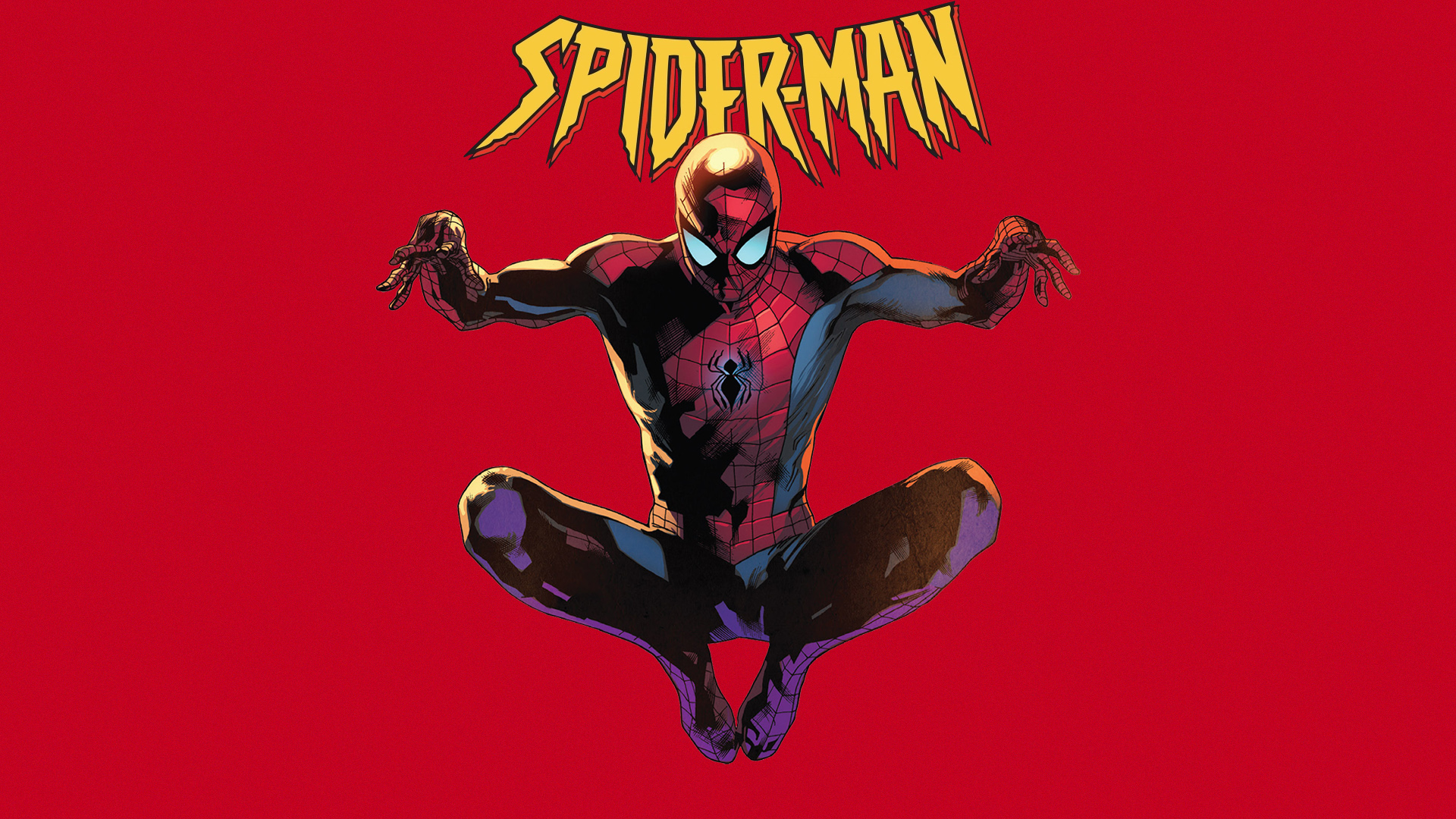 Wallpaper Spider man, jump, marvel comics