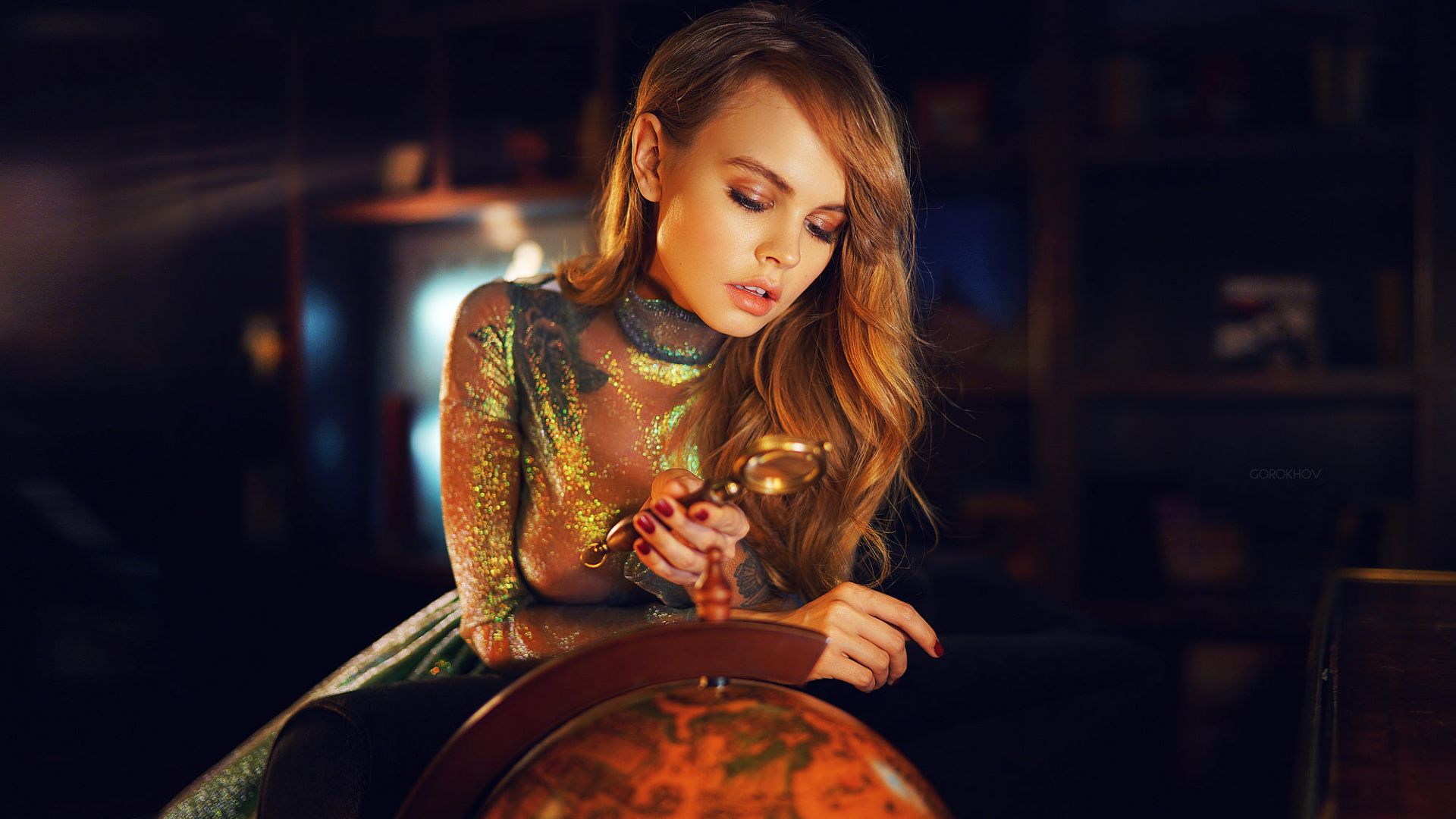 Wallpaper Blonde, girl model, Anastasia Shcheglova