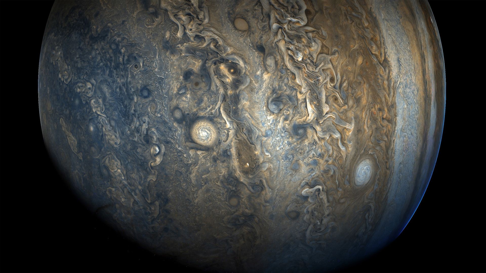 Desktop Wallpaper Jupiter, Planet, Southern Hemisphere, Juno, Spacecraft, Nasa  4k, Hd Image, Picture, Background, Dfd013