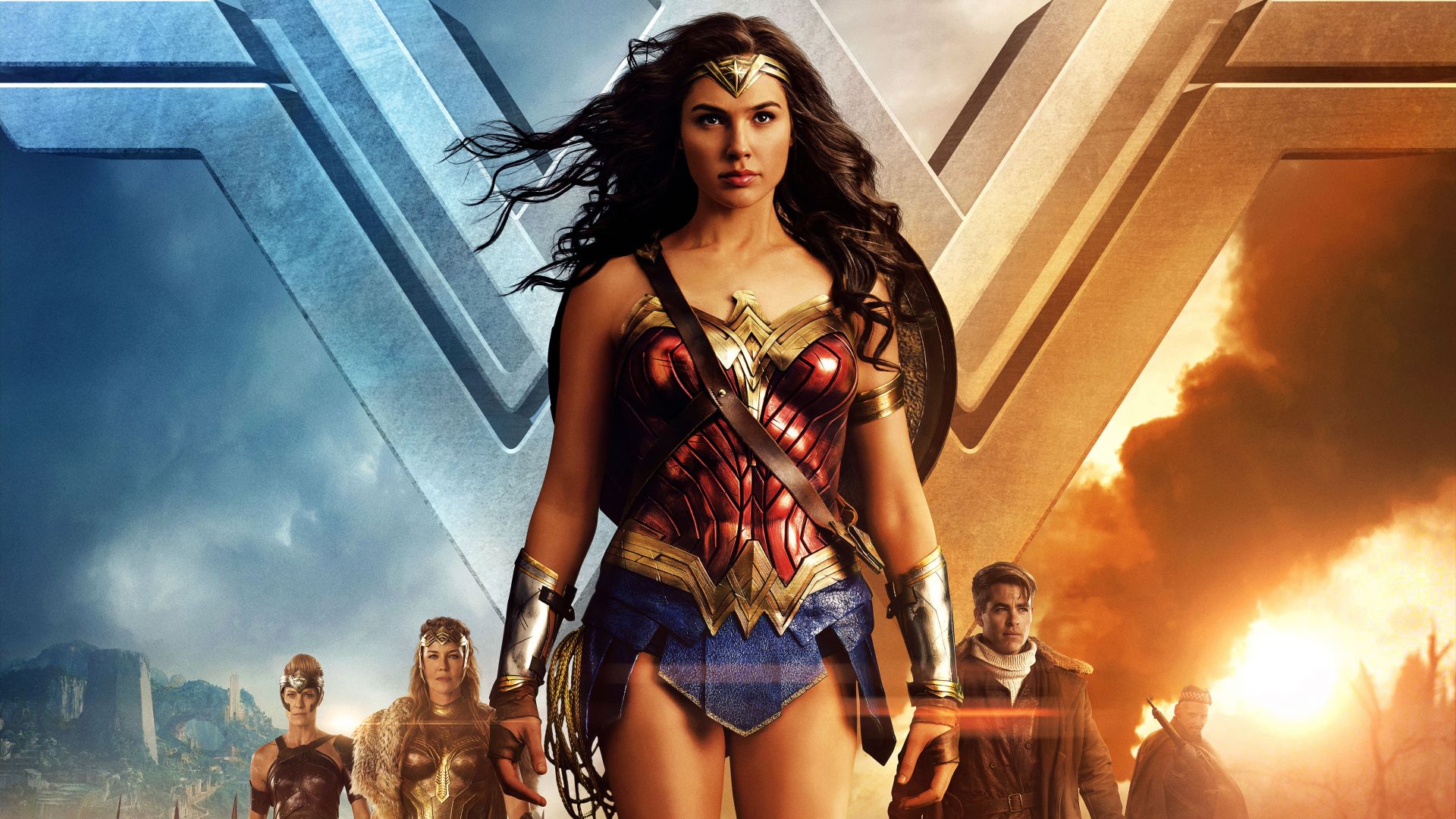 Wallpaper Wonder Woman by Gal Gadot, 2017 movie, 5k