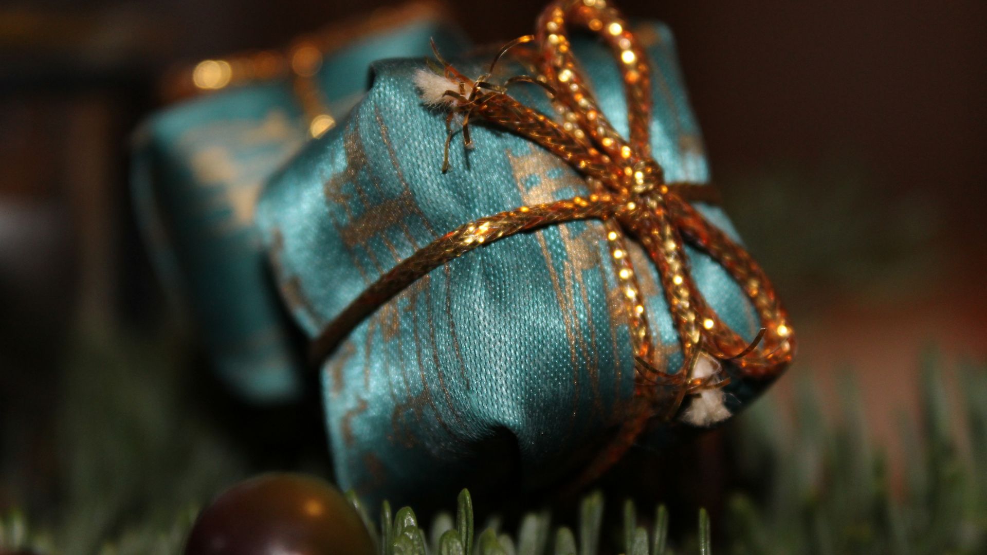 Wallpaper Gift wrap, ribbon, Christmas, new year