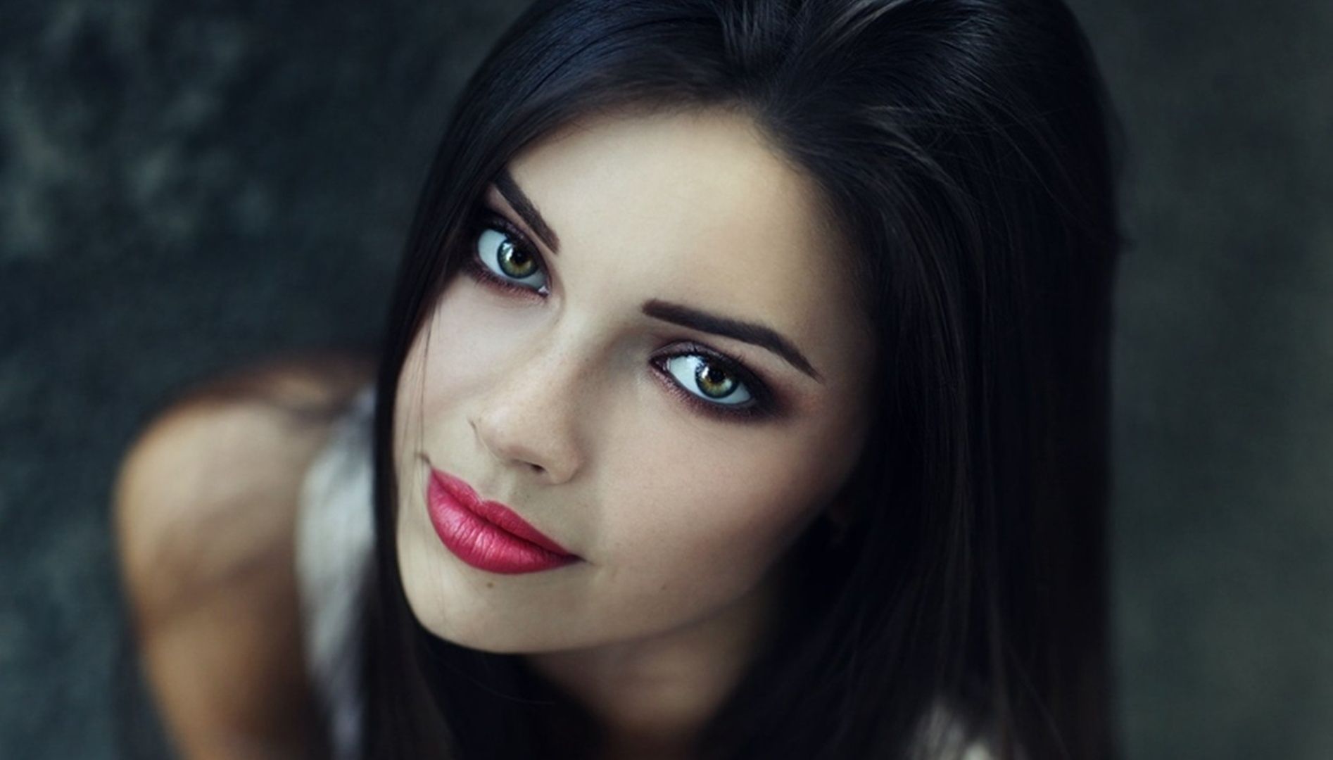 Wallpaper Girl, model face, makeup