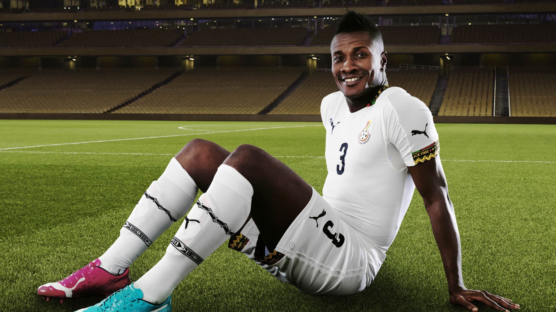 Wallpaper Football player, Asamoah Gyan, soccer