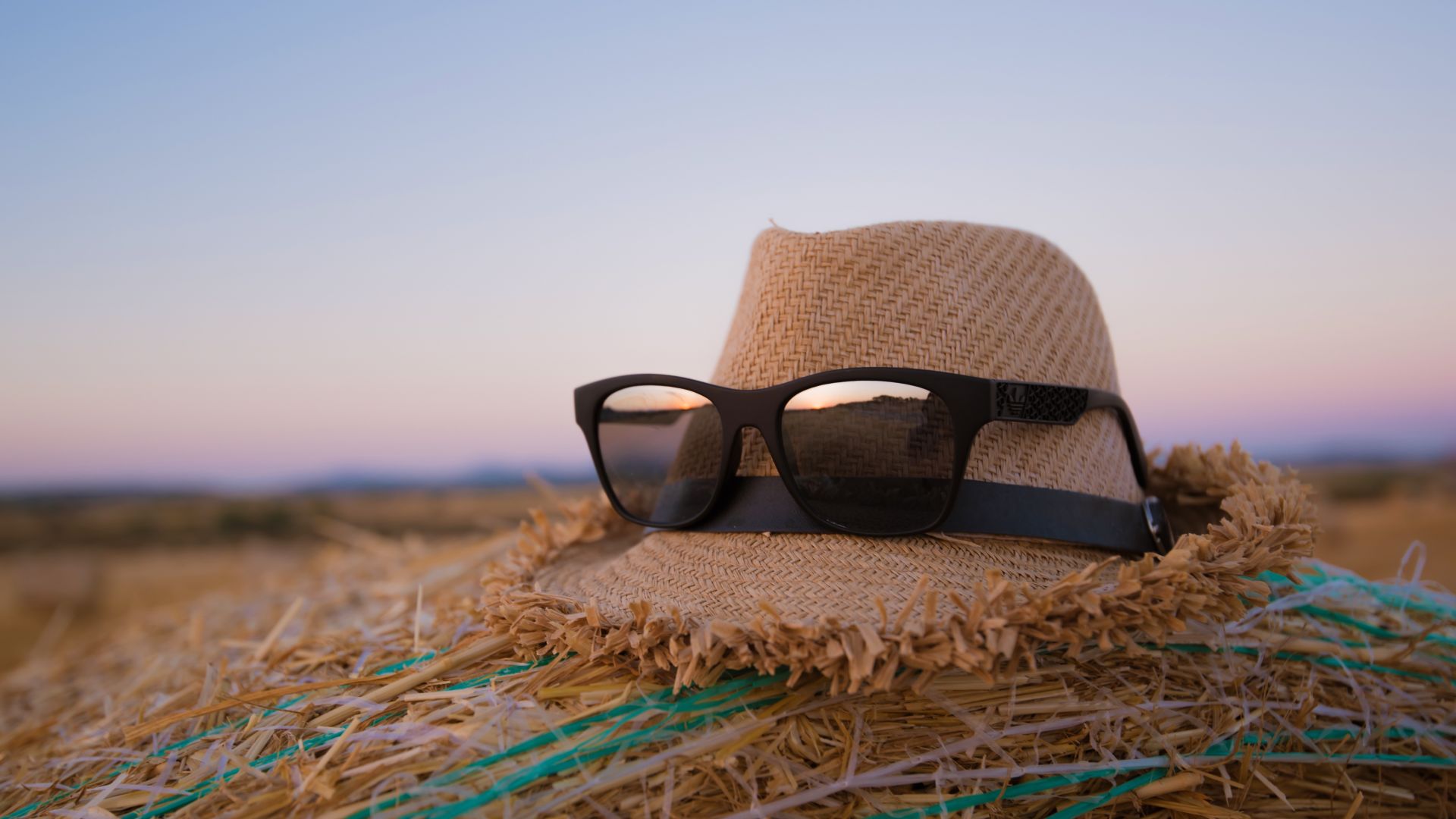 Wallpaper Hay, hat, sunglasses, close up