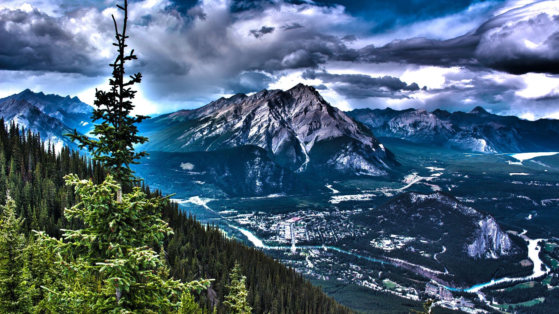 Wallpaper Landscape of Canada, Canadian Rockies