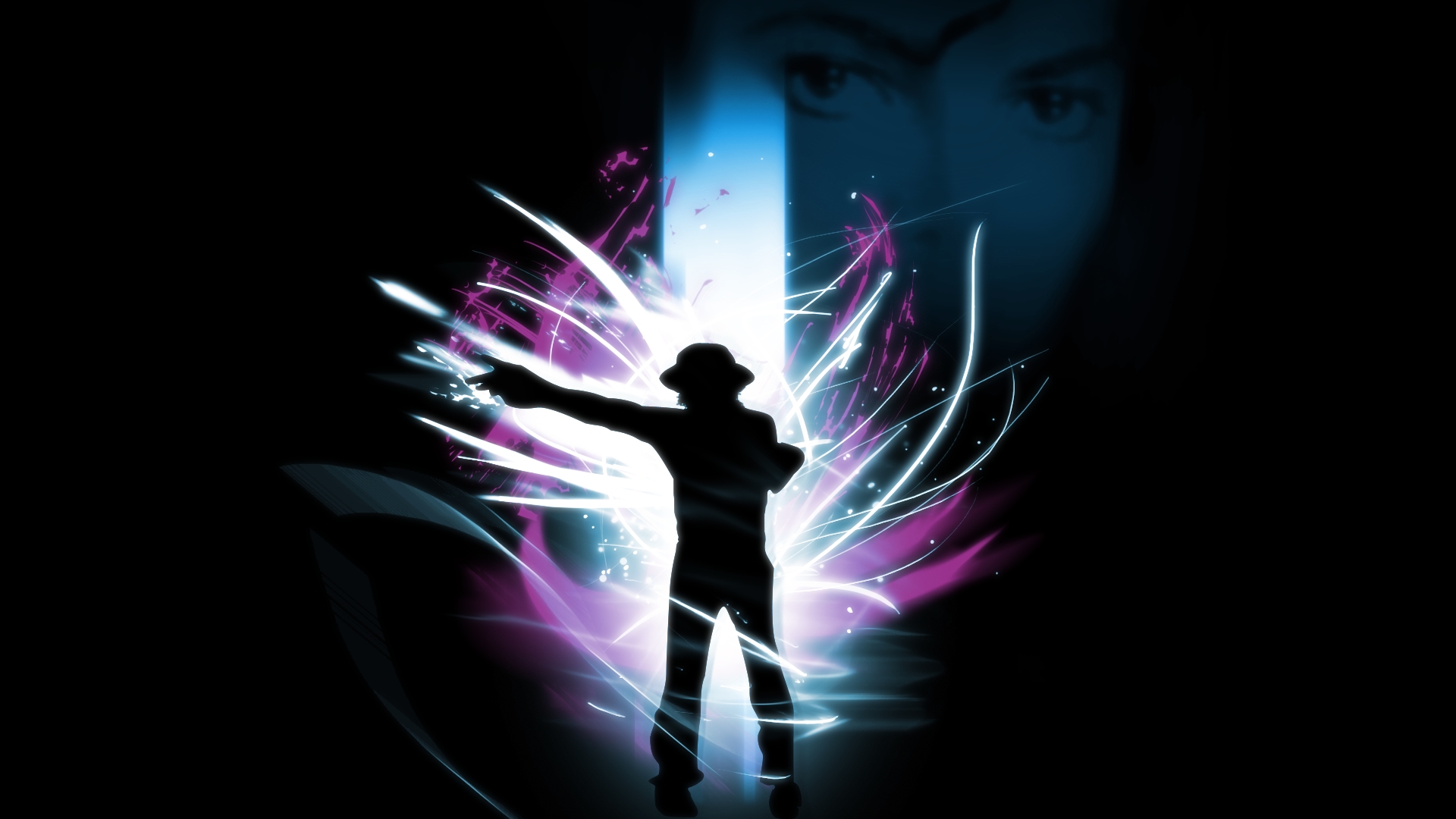 Wallpaper Michael Jackson, dance, dark, art