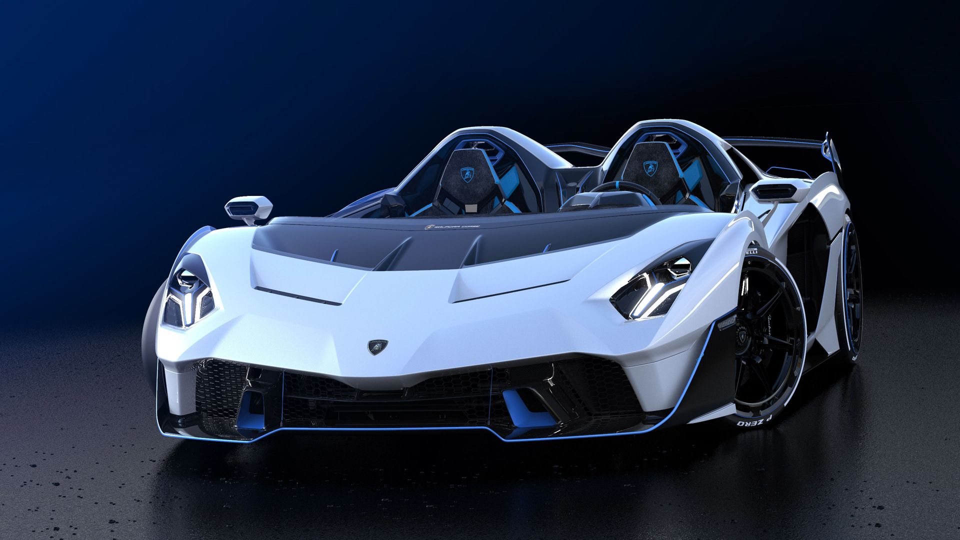 Wallpaper Car, Lamborghini SC20, 2021