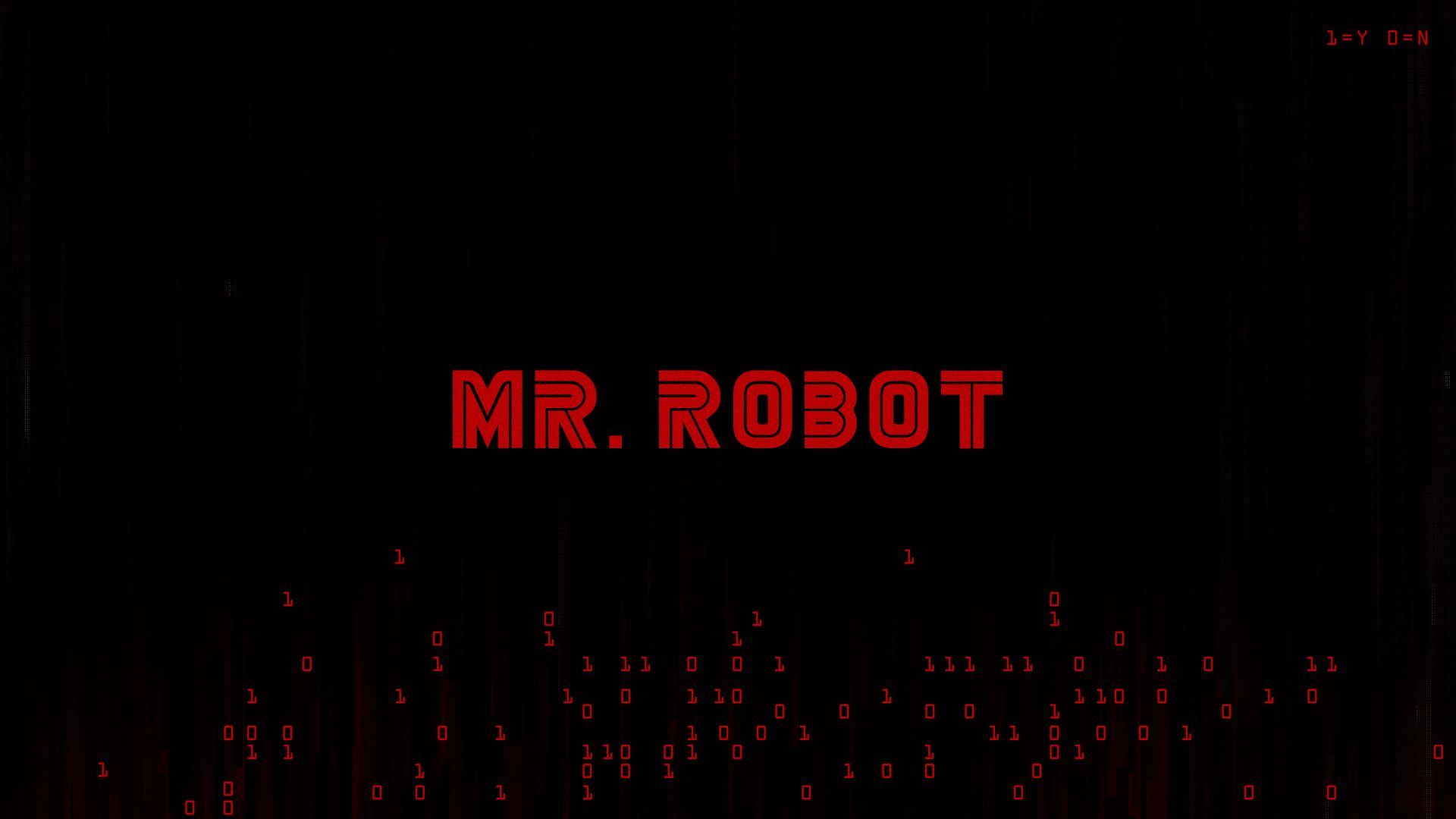 Wallpaper Mr. robot, logo, tv series, 4k