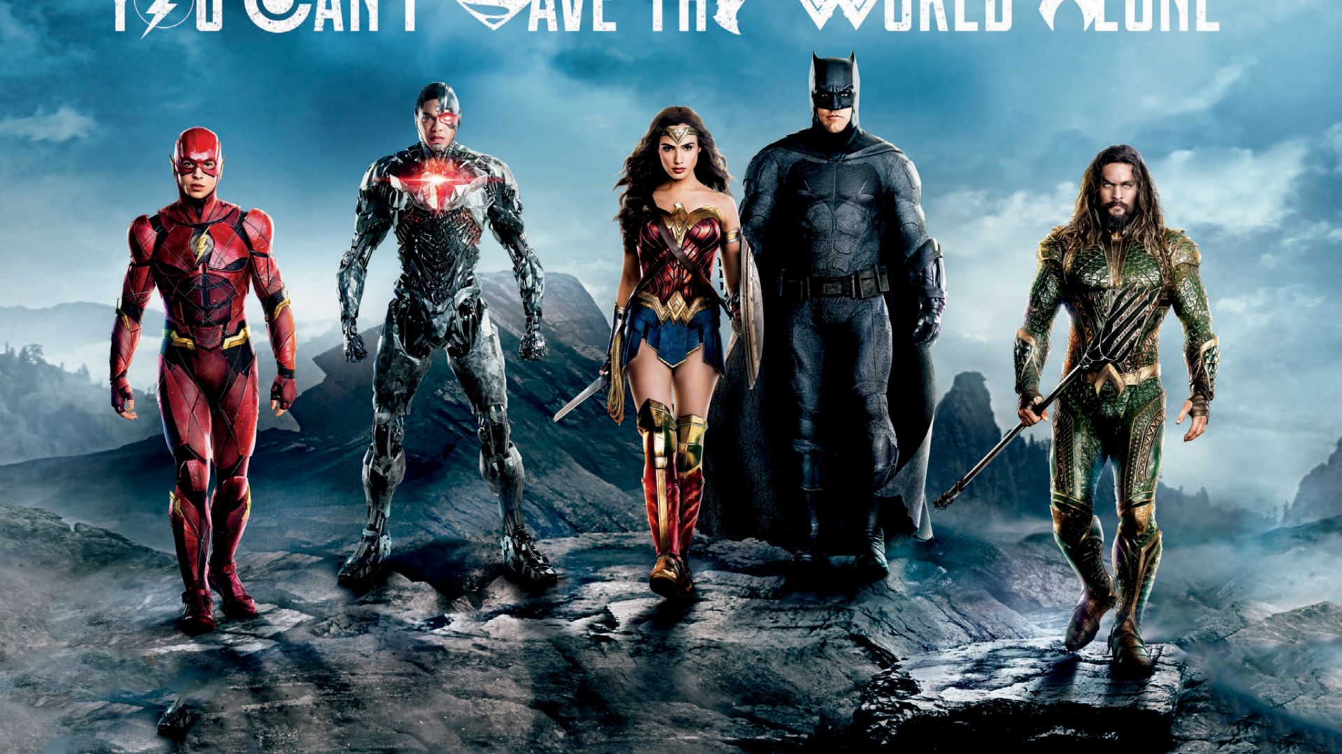 Wallpaper Justice league, The flash, cyborg, wonder woman, batman, aquaman, movie, 4k