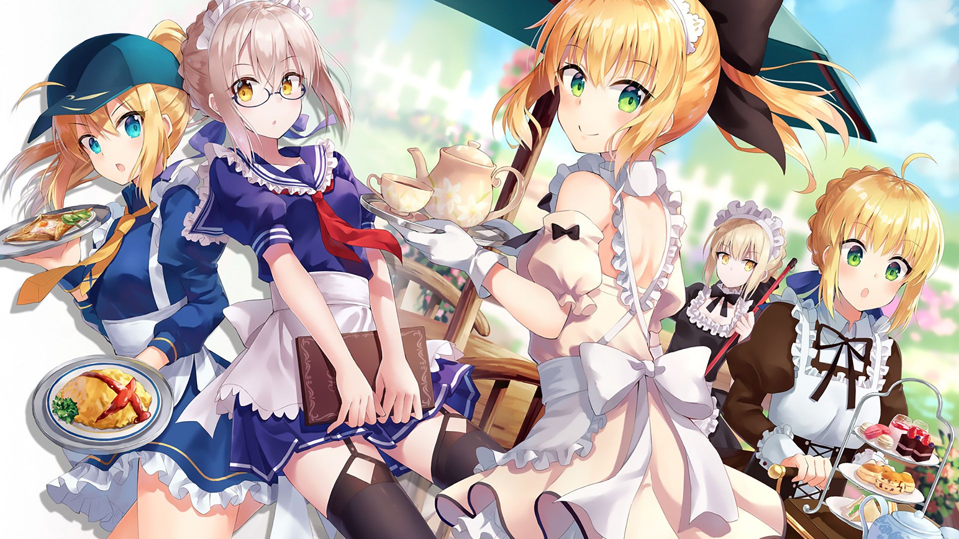 Wallpaper Anime girls, blonde, Fate/Grand order