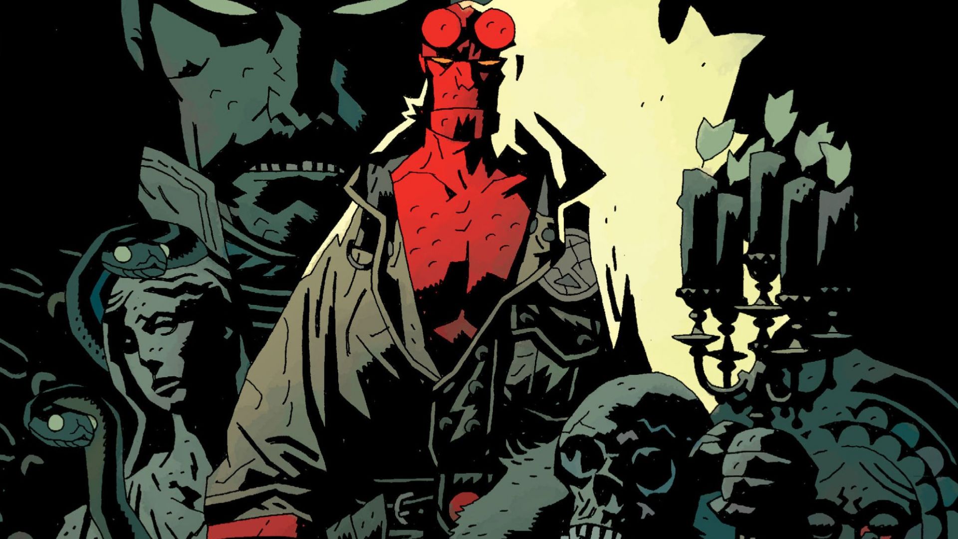 Wallpaper Hellboy, superhero