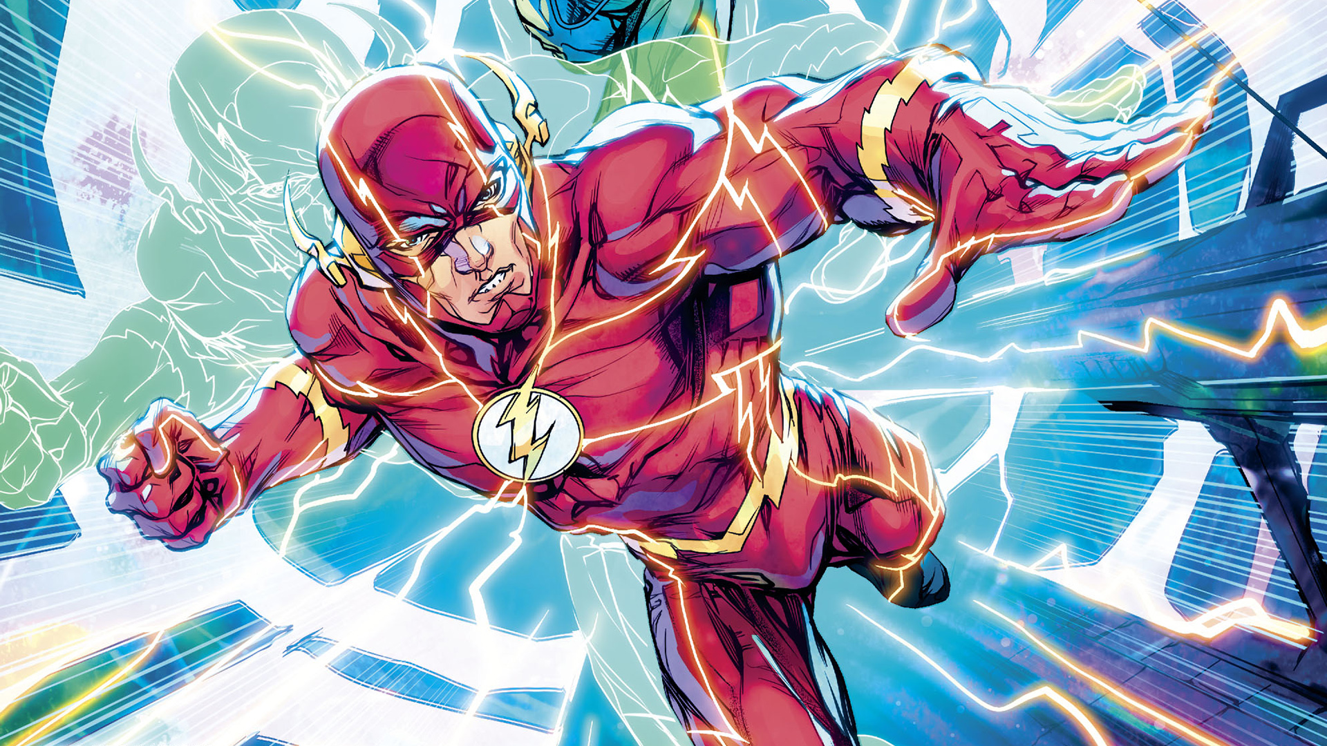 Wallpaper Dc comics, the flash, superhero, run