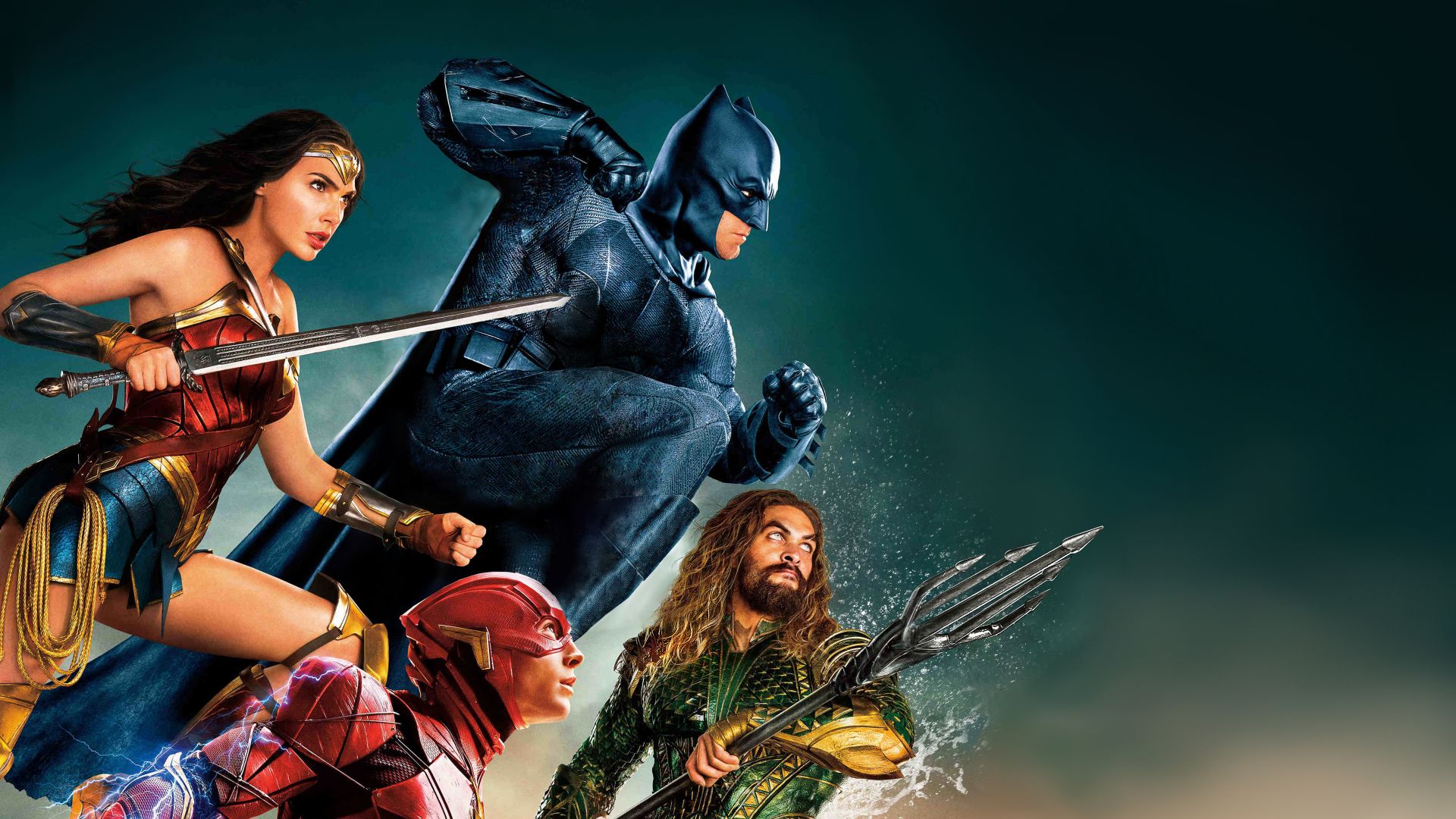 Wallpaper Justice league, batman, wonder woman, aquaman, superheroes, 4k