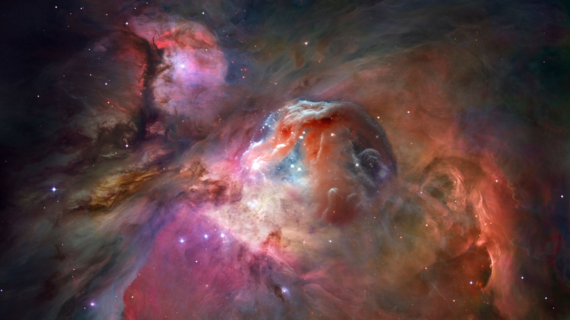 Wallpaper Comos universe, galaxy, space, clouds