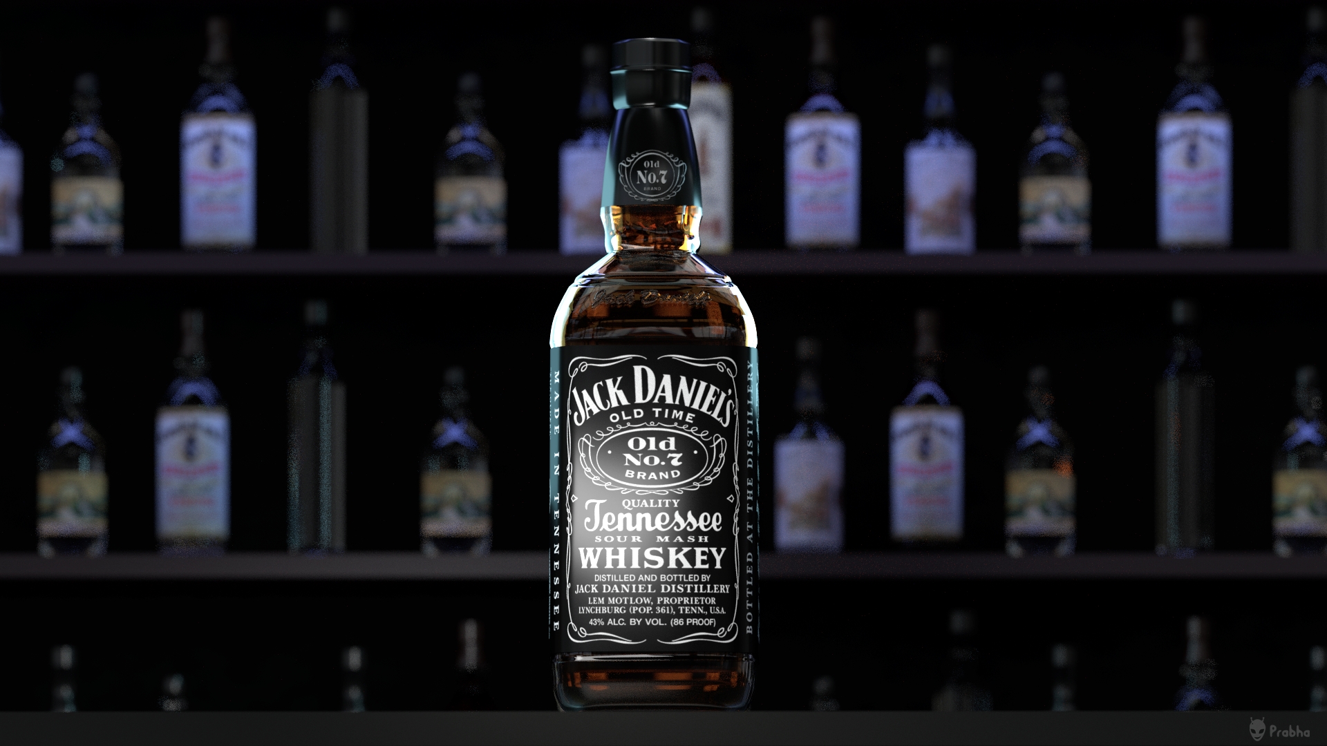 Wallpaper Jack Daniels, bottle, whiskey
